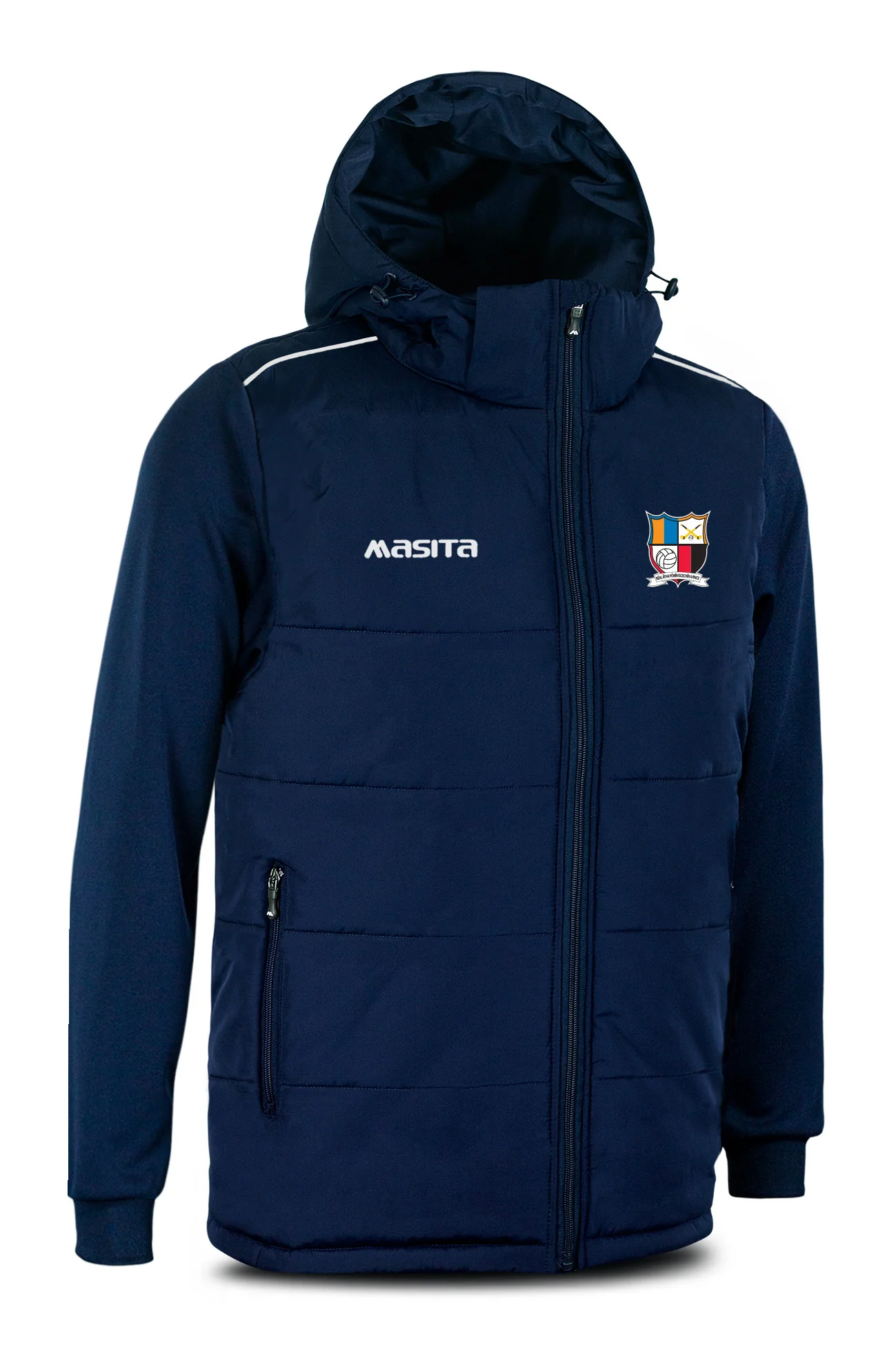Ballyporeen Skeheenarinky Pop Up Shop Navy Padded Jacket Kids & Adults - Image 2