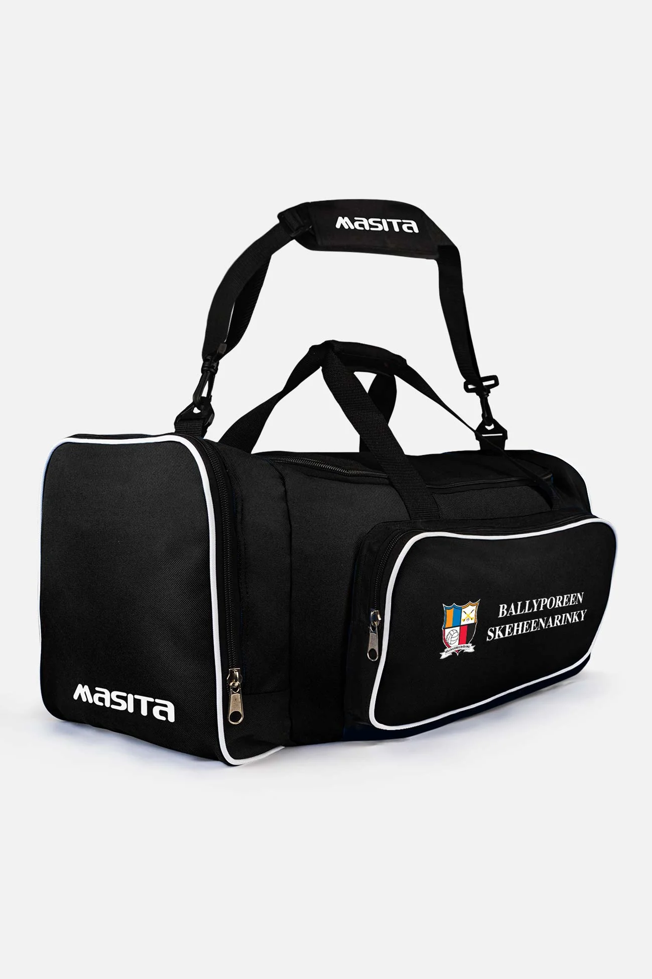 Ballyporeen Skeheenarinky Pop Up Shop Black/White Tara Style Club Bag