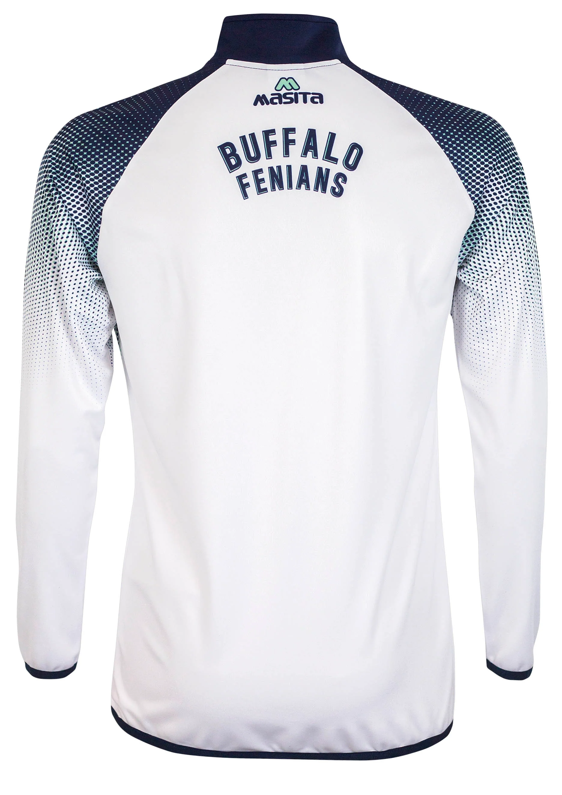 Buffalo Fenians White Quarter Zip Kids - Image 2