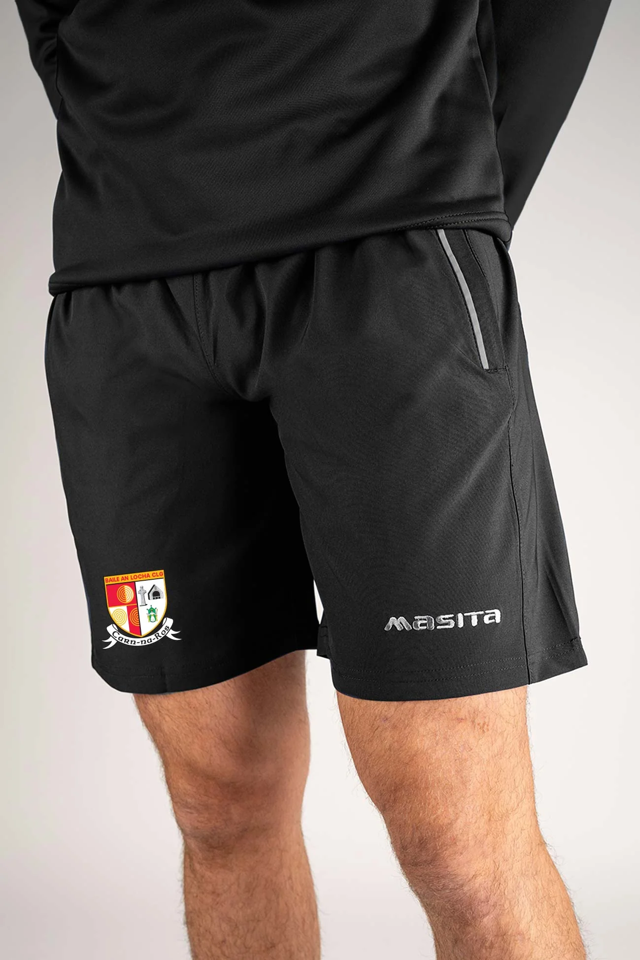 Carnlough Gaels Pop Up Shop Black Leisure Short Adult