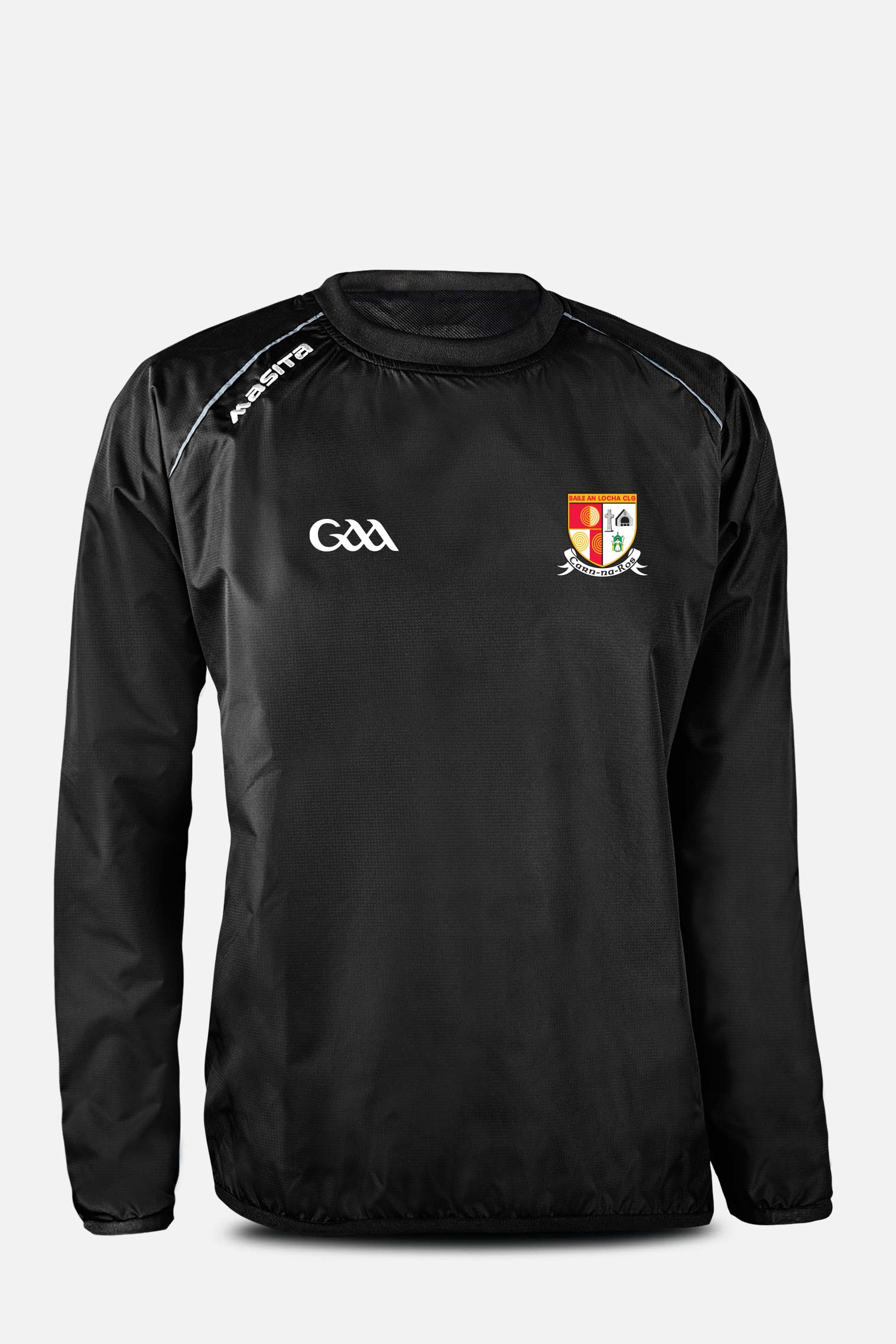 Carnlough Gaels Pop Up Shop Black Rainsweater Kids & Adults