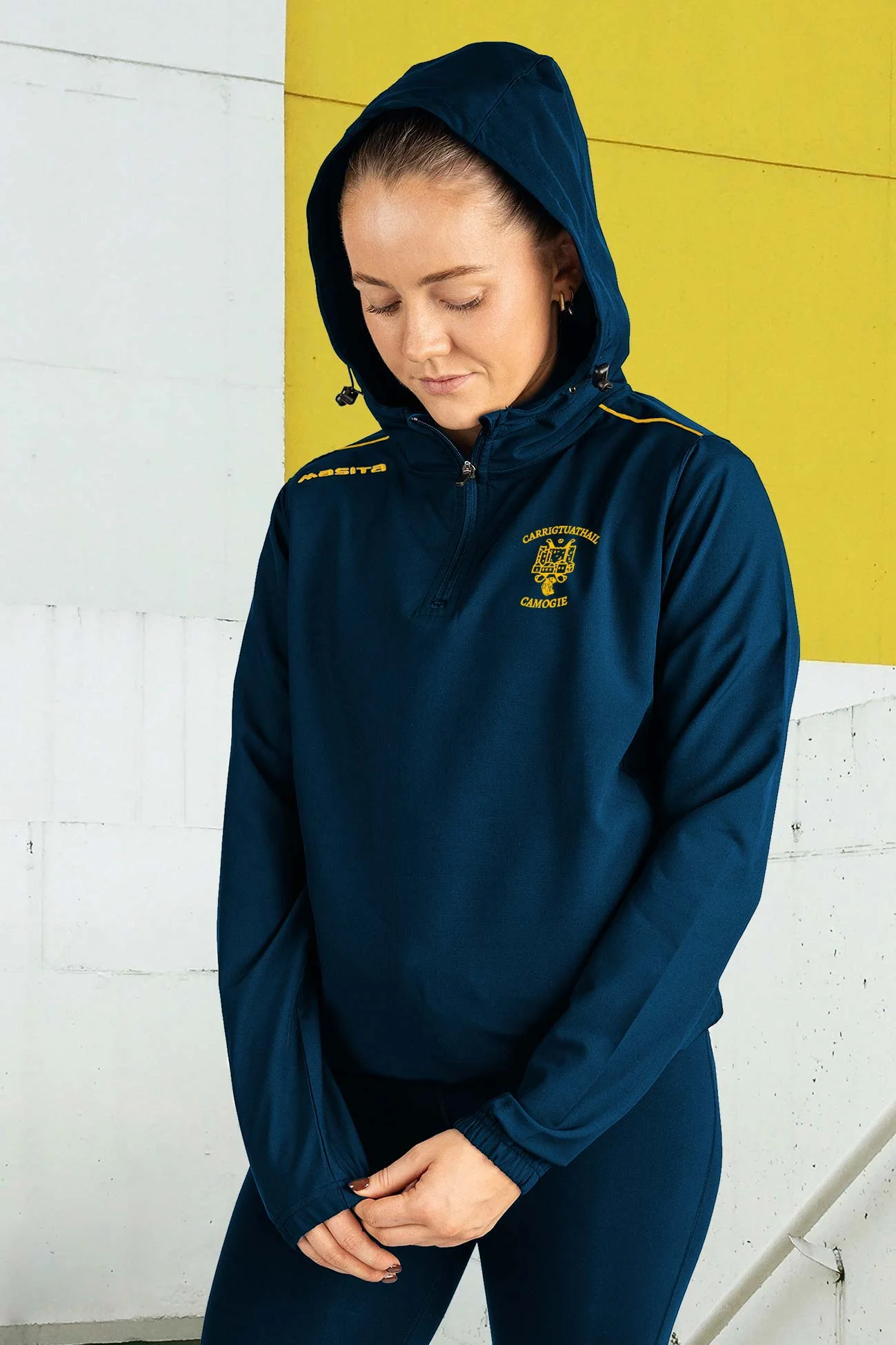 Carrigtwohill Camogie Vermont Style Navy Pullover Hoodie Adults