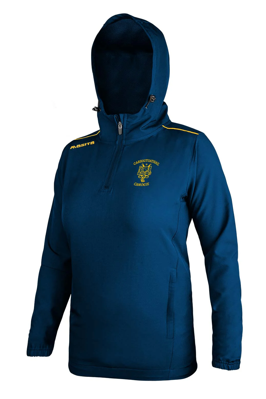 Carrigtwohill Camogie Vermont Style Navy Pullover Hoodie Adults - Image 2