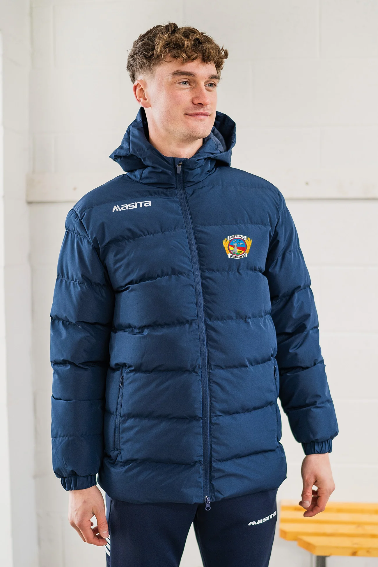 Castle Villa FC Pop Up Shop Navy Nepal Winter Jacket Adult