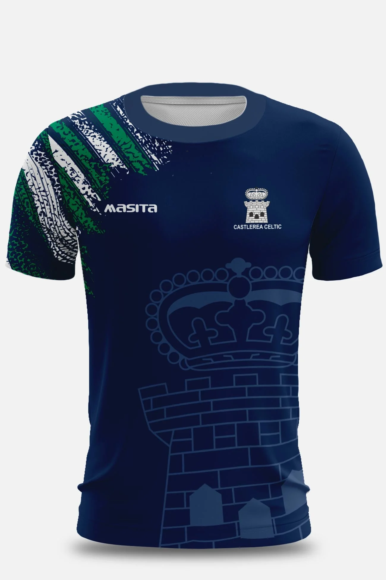 Castlerea Celtic Branco Style Training Jersey Regular Fit Adult