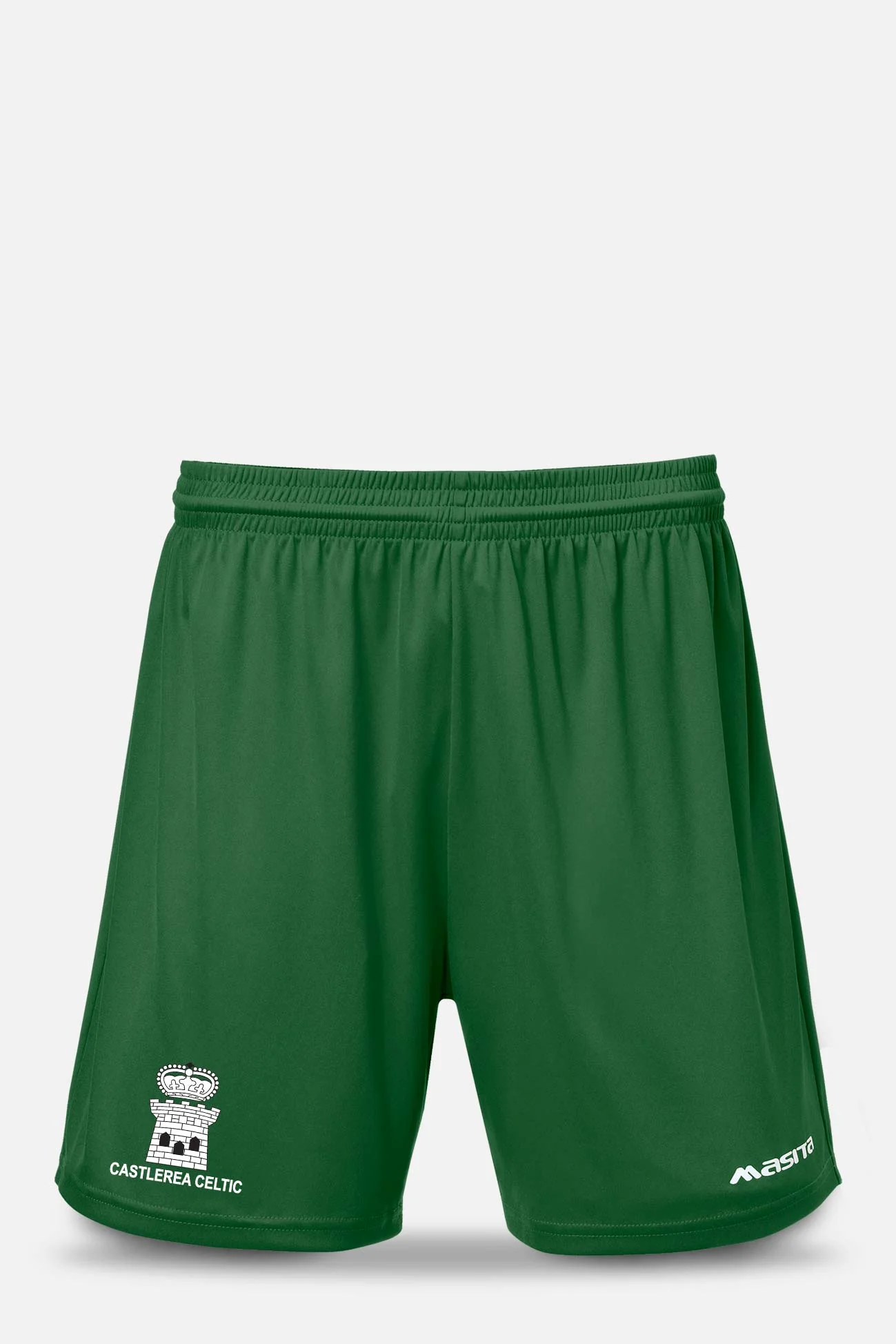 Castlerea Celtic FC  Green Match Shorts Adults