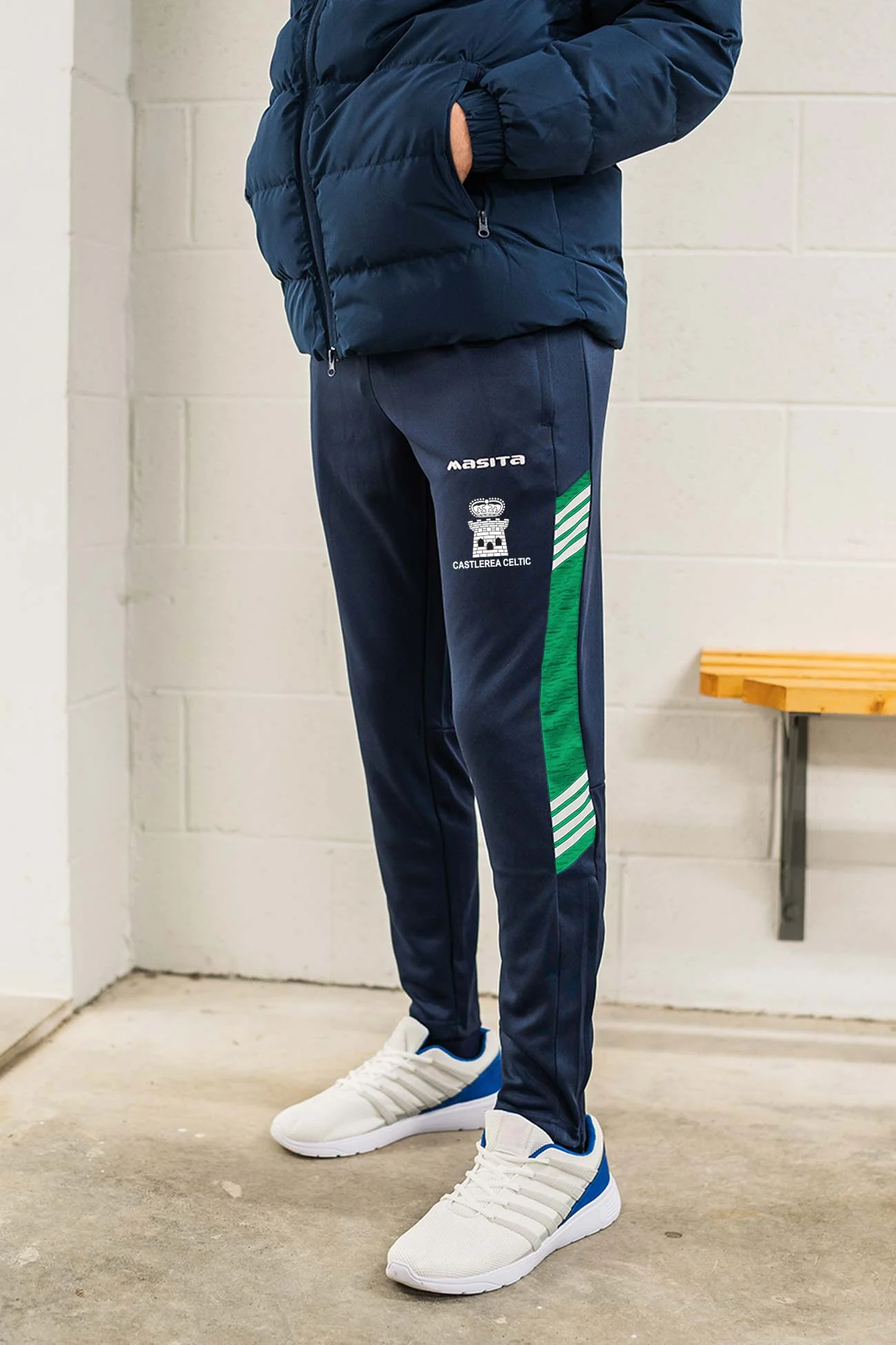 Castlerea Celtic FC Navy Hydro Style Skinnies Adult