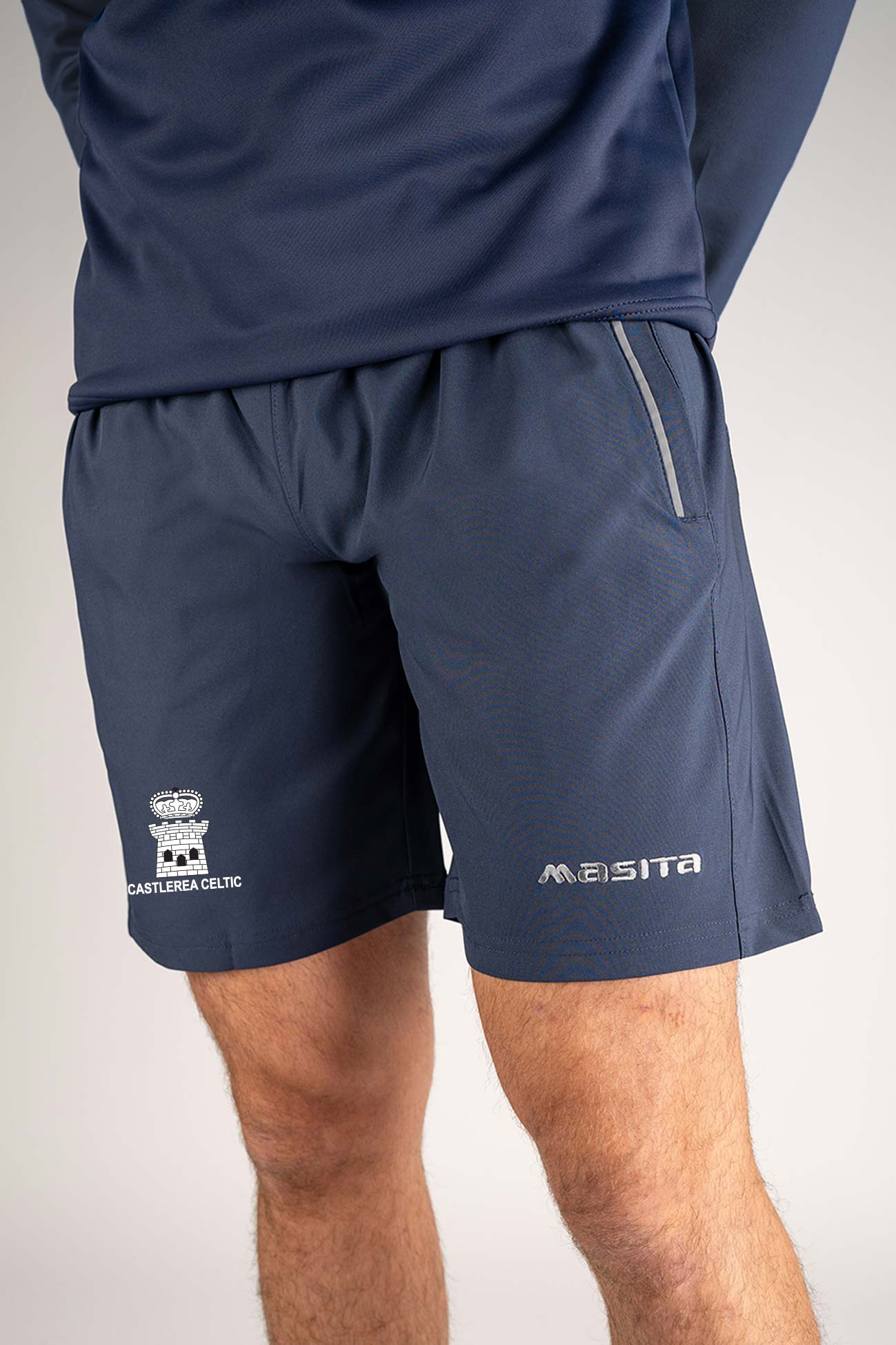 Castlerea Celtic FC Navy Tara Style Leisure Short Adult
