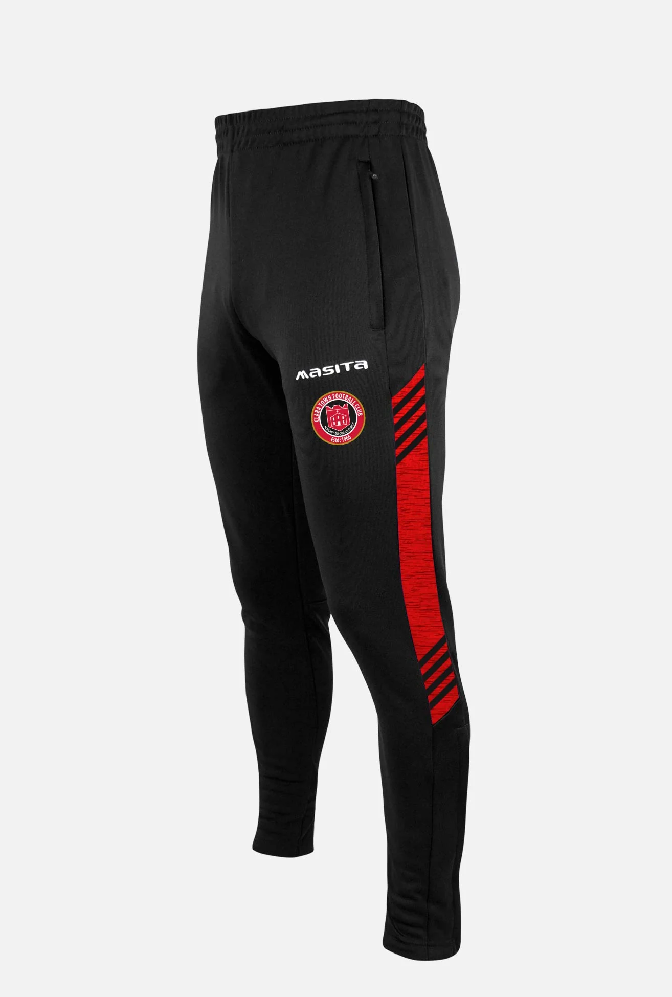 Clara Town FC Black Skinny Bottoms Kids & Adults