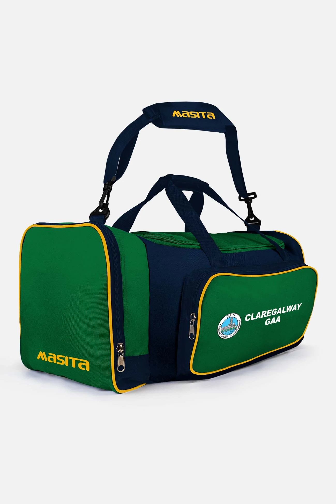 Claregalway Pop Up Shop Green/Navy/Amber Tara Style Club Bag