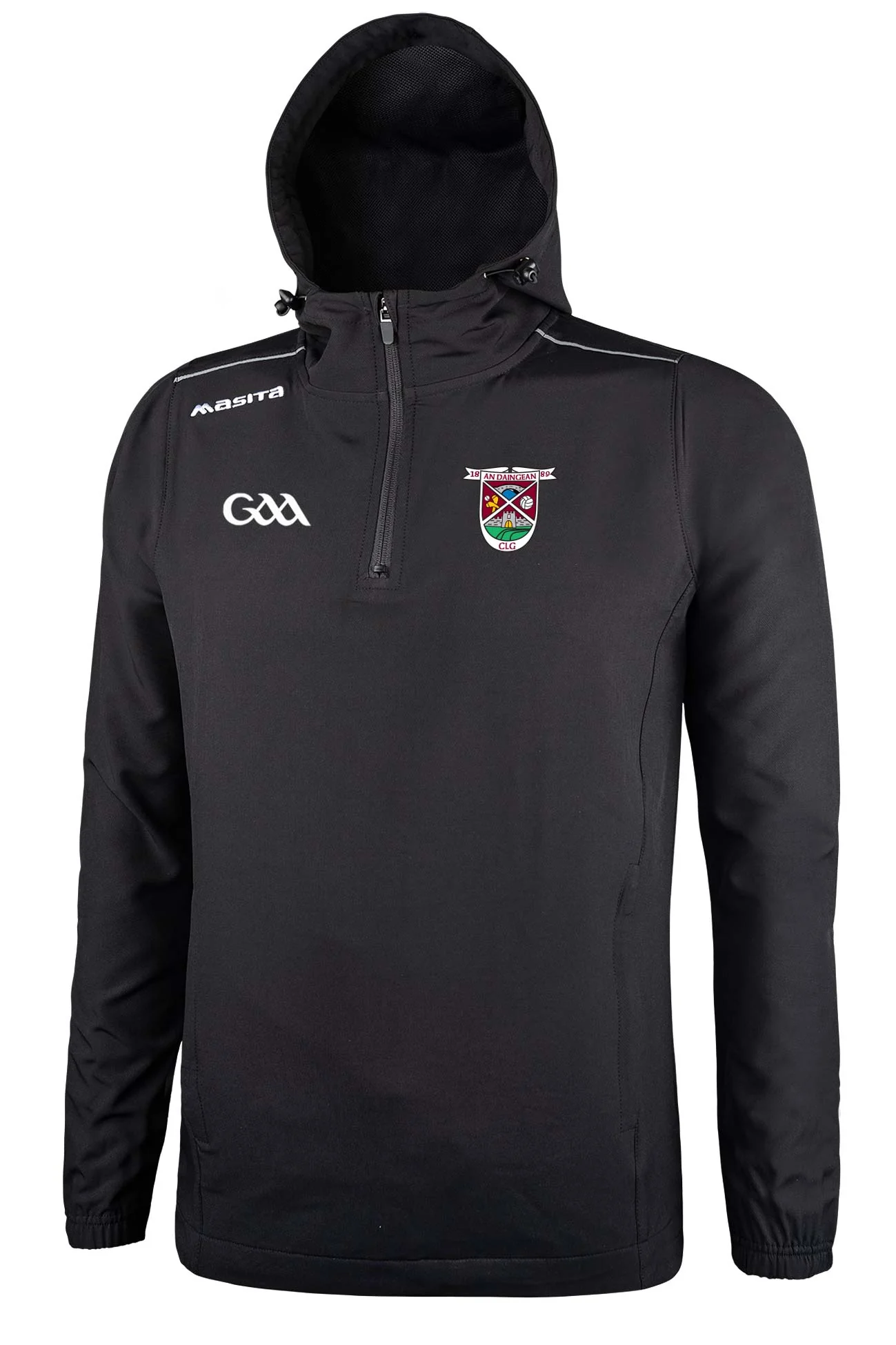 Daingean GAA Vermont Style Black Pullover Hoodie Adults - Image 3