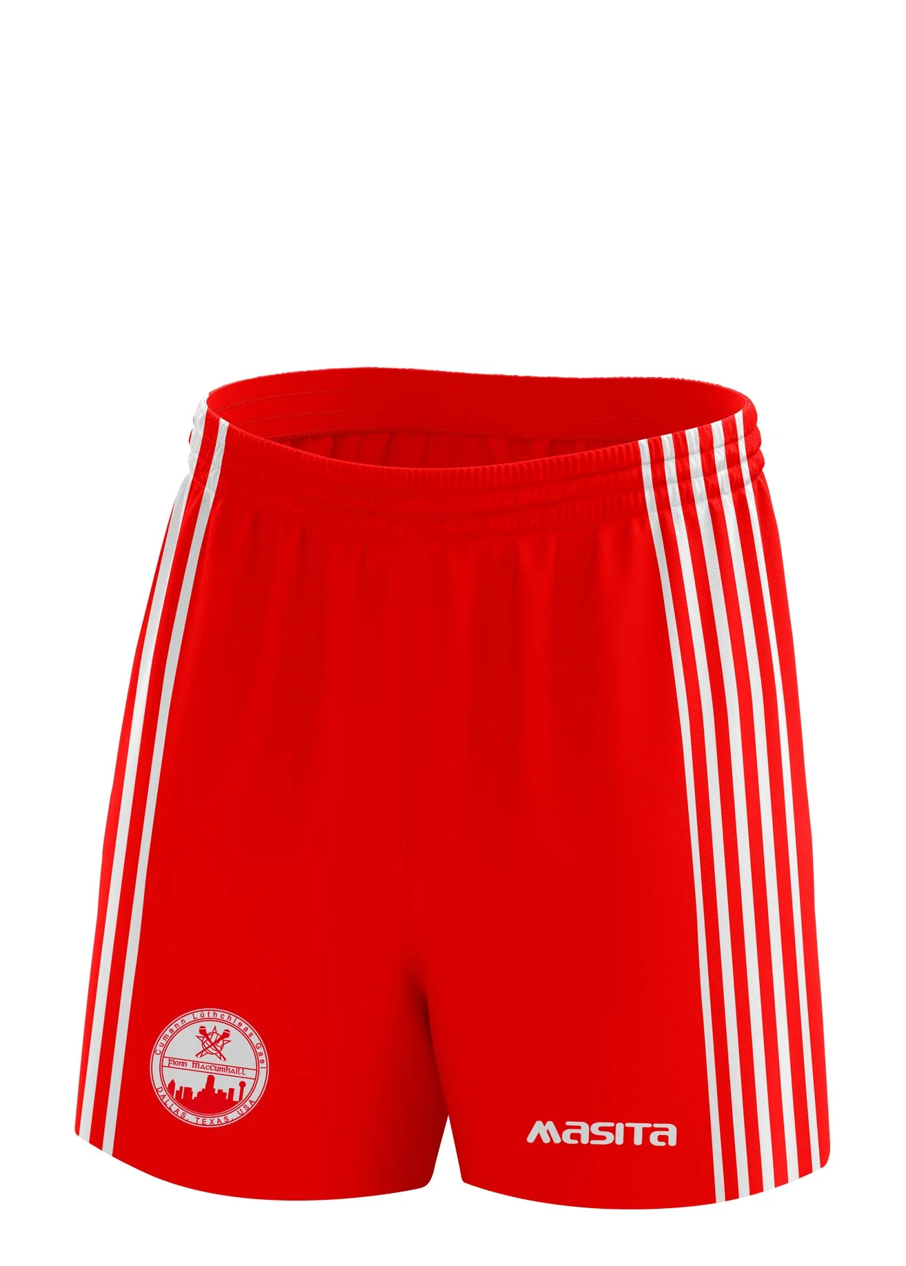 Dallas Fionn Mac Cumhaills GAA Red Match Shorts Kids