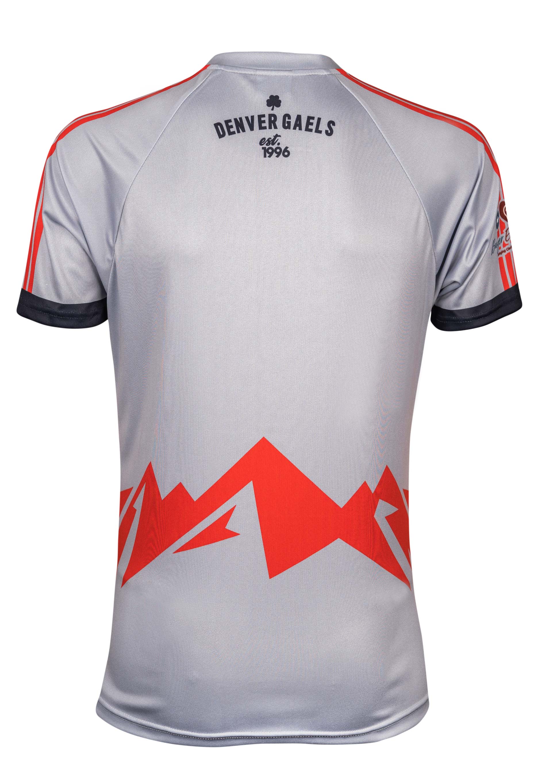 Denver Gaels Grey Replica Jersey Regular Fit Adult - Image 2