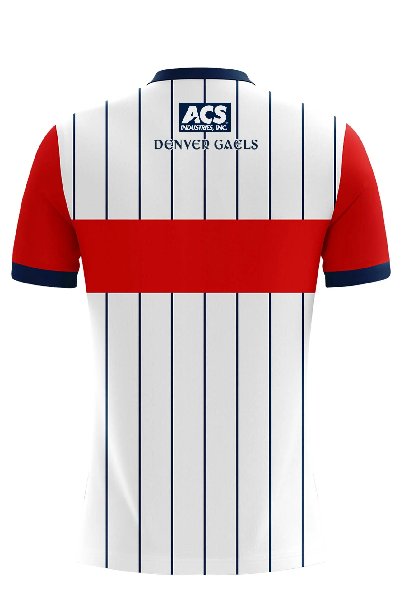 Denver Gaels White LGFA Replica Jersey Kids - Image 2