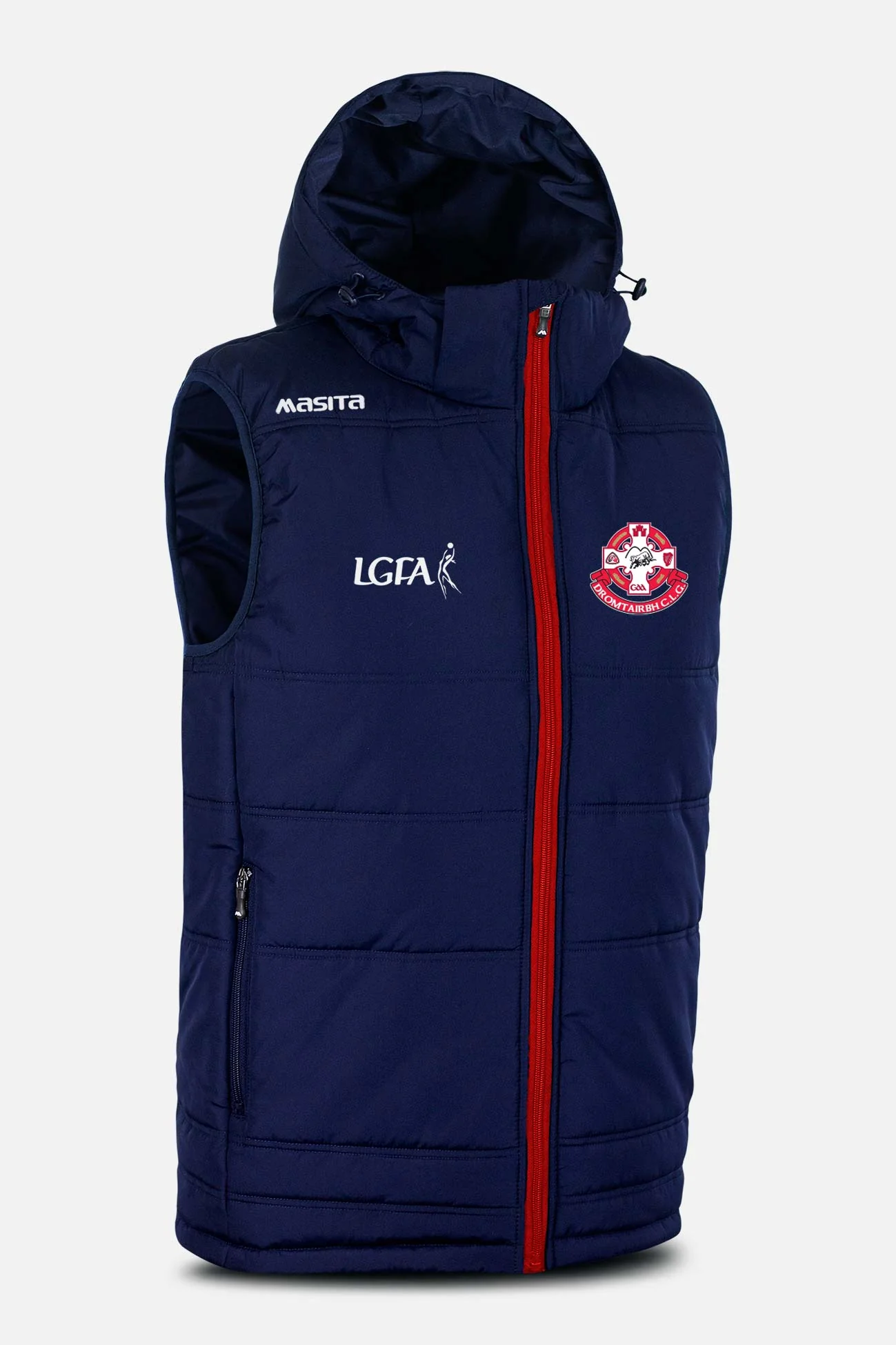 Dromtarriffe LGFA Pop Up Shop Navy Nova Sleeveless Gilet Kids - Image 2