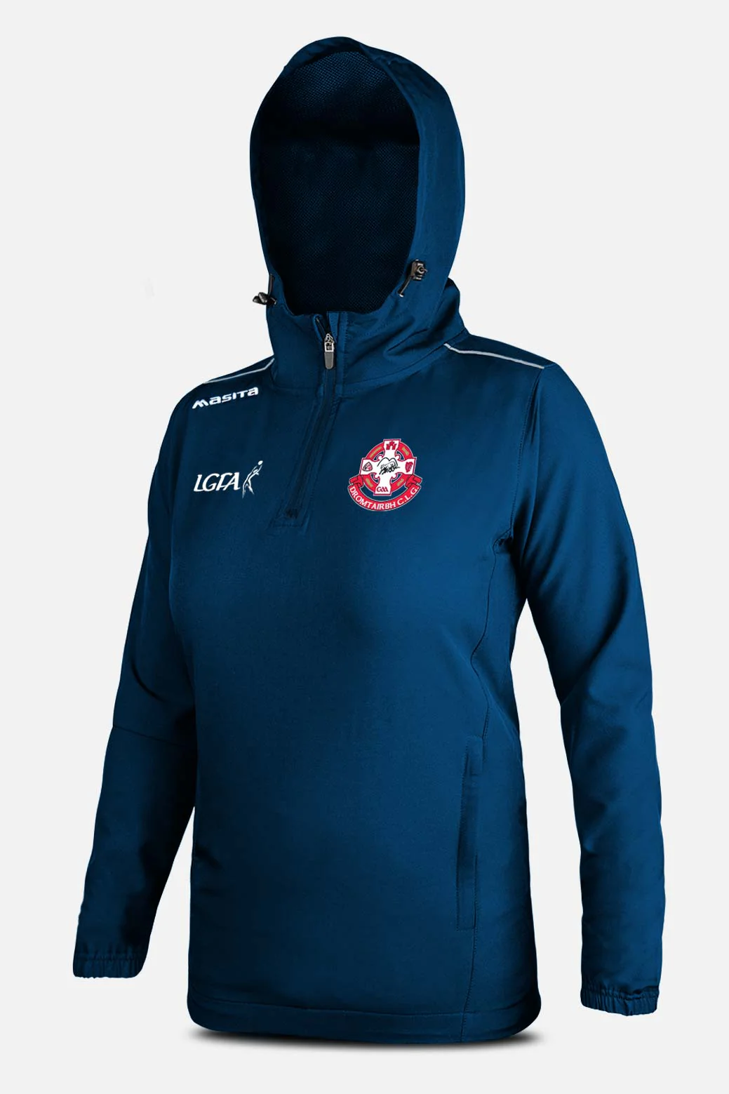 Dromtarriffe LGFA Pop Up Shop Navy/White Vermont Pullover Hoodie Adults - Image 3