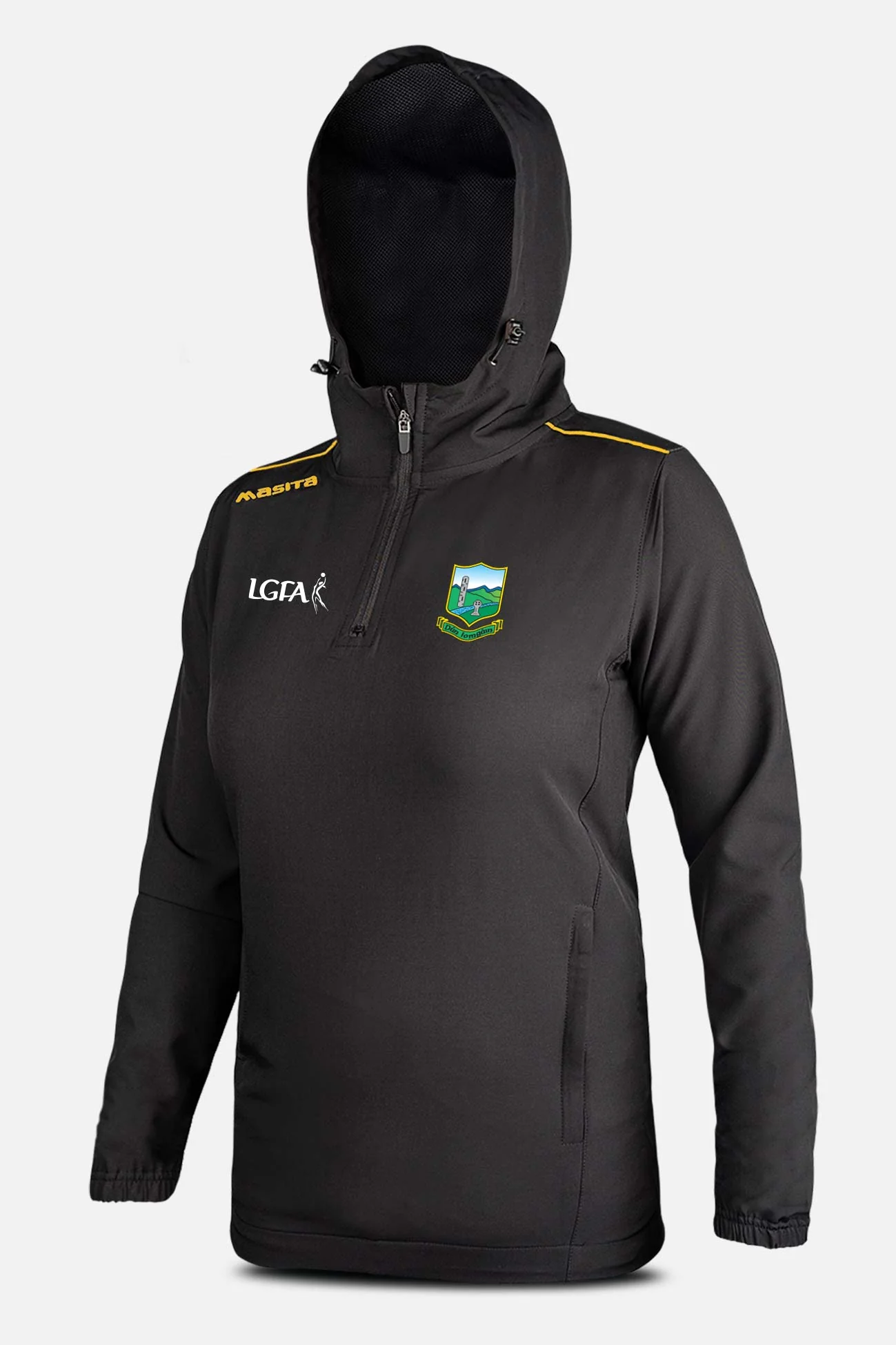 Dunnamaggin LGFA Black Vermont Pullover Hoodie Adults - Image 3
