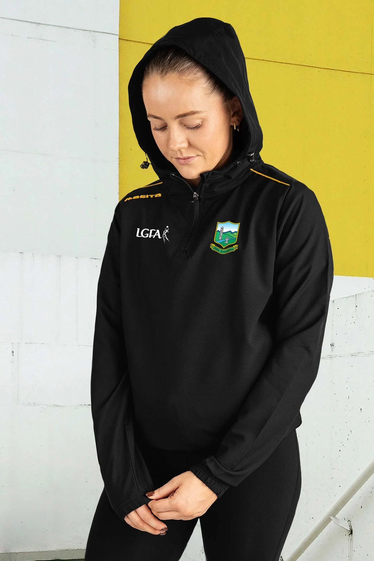 Dunnamaggin LGFA Black Vermont Pullover Hoodie Adults - Image 4