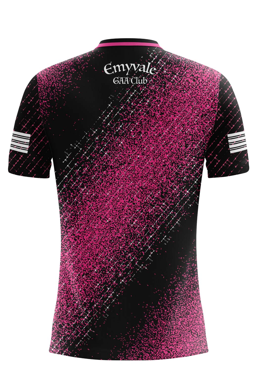 Emyvale GAA Pink Comet Style Training Jersey Kids - Image 2