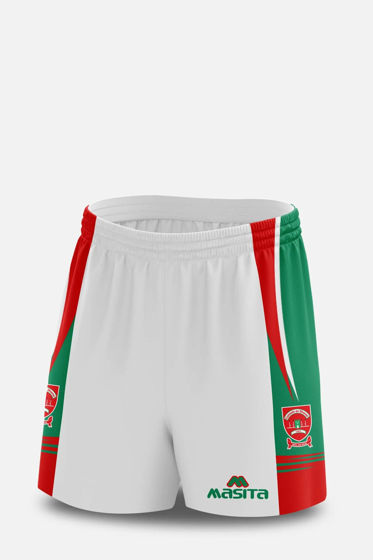 Garrycastle White Match Shorts Kids & Adults