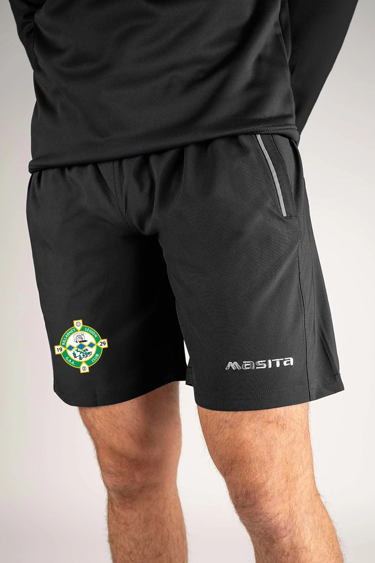 Killarney Legion  Black Leisure Shorts Adult