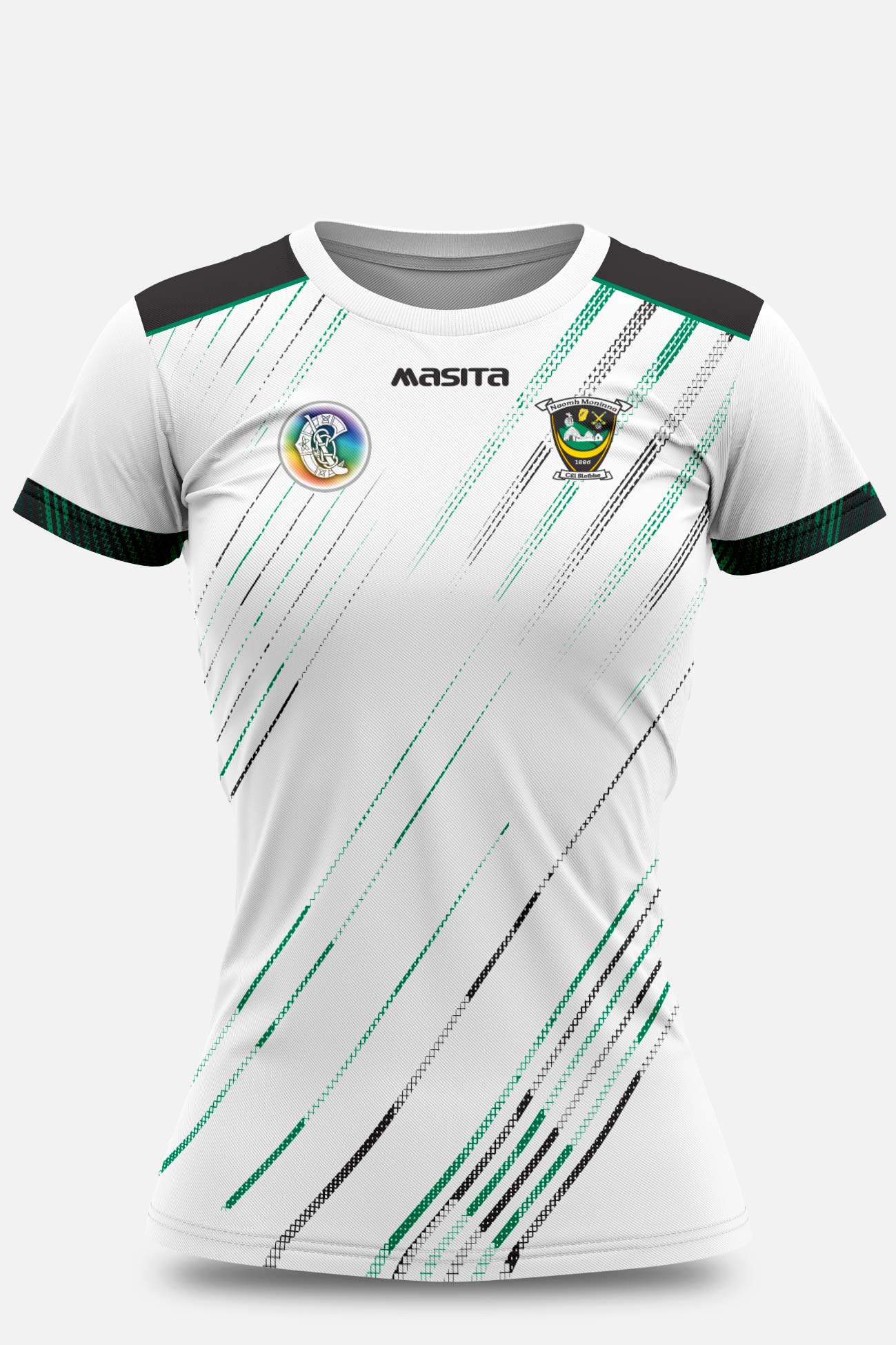 Killeavy CLG White Away Camogie Jersey Regular Fit Kids & Adults