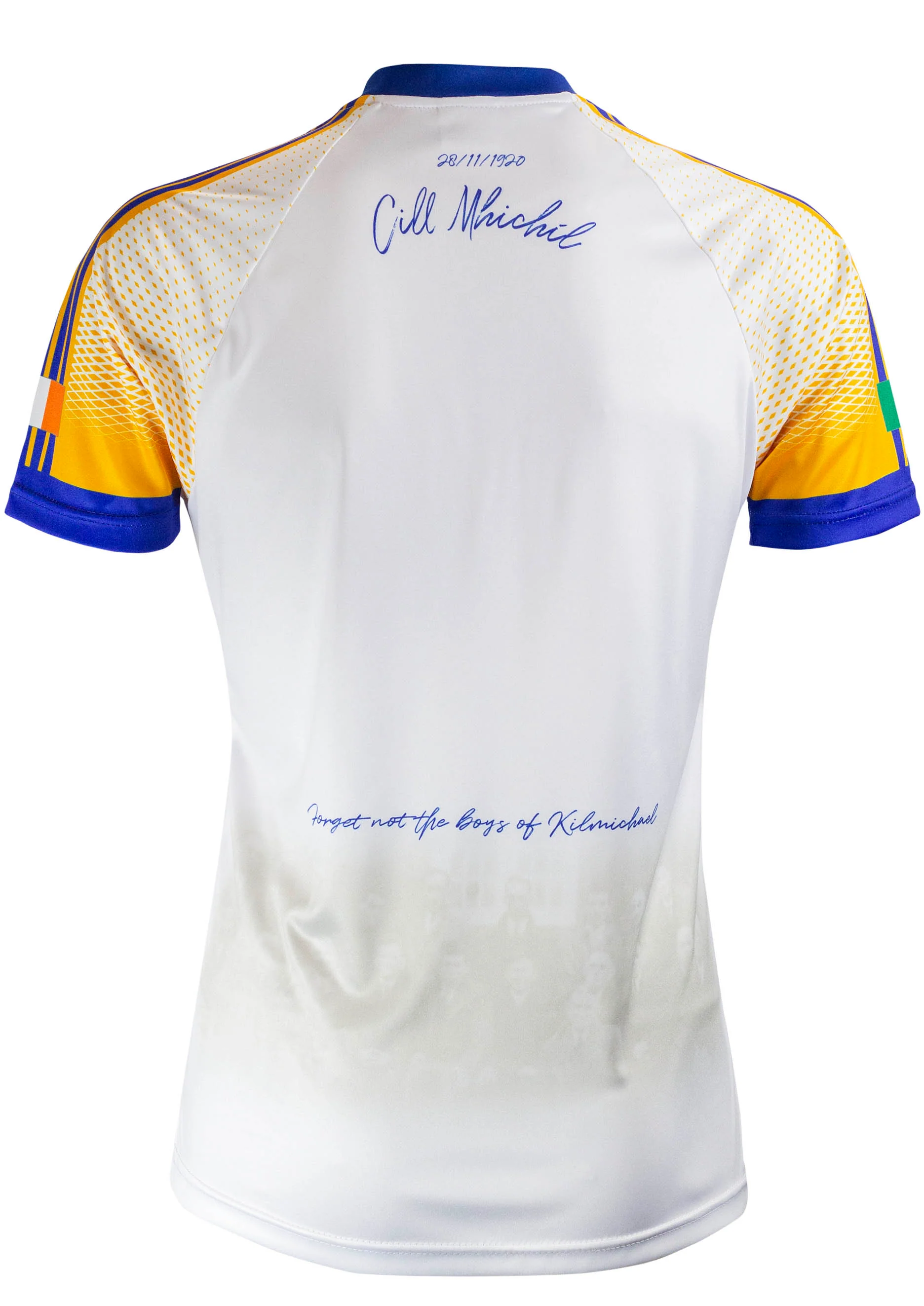 Kilmichael GAA White Commemorative Jersey Kids - Image 2