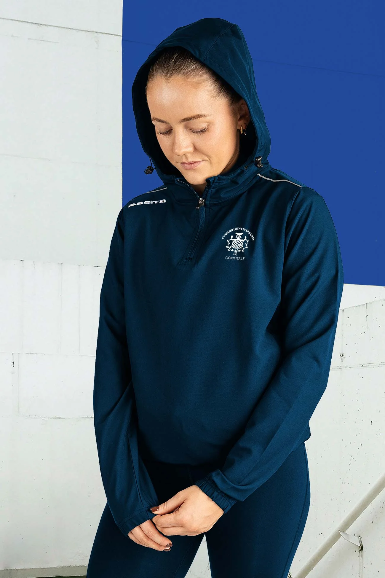 Kinsale GAA Vermont Style Navy Pullover Hoodie Adults - Image 2