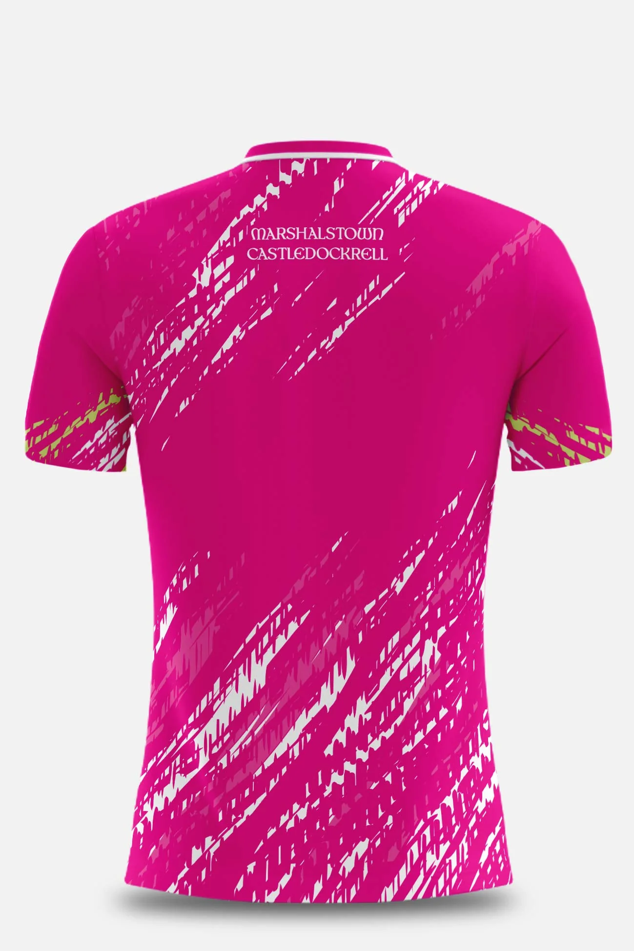 Marshalstown Castledockrell  Pink Training Jersey Regular Fit Kids & Adults - Image 2