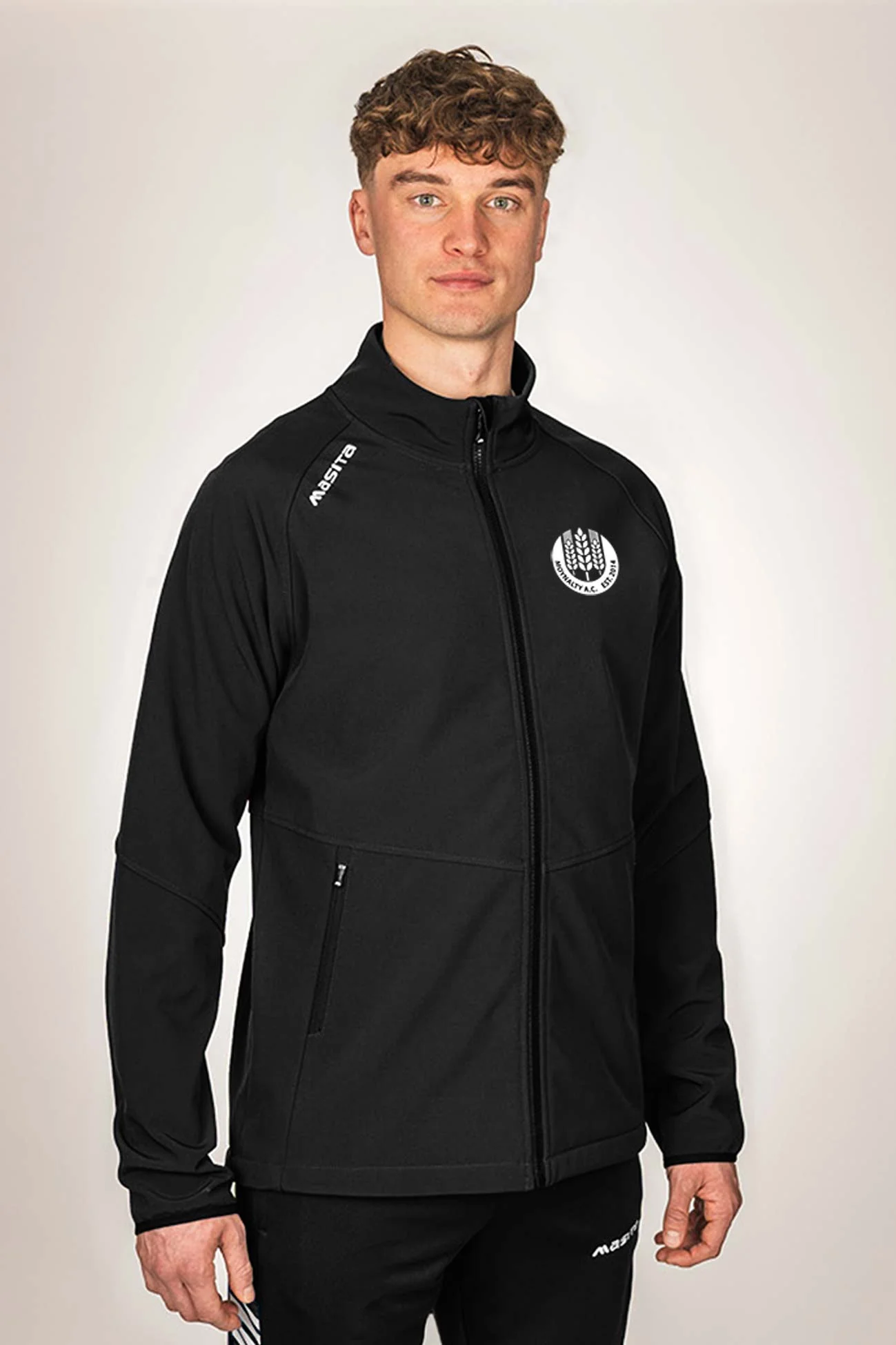 Moynalty AC Black Softshell Jacket Kids
