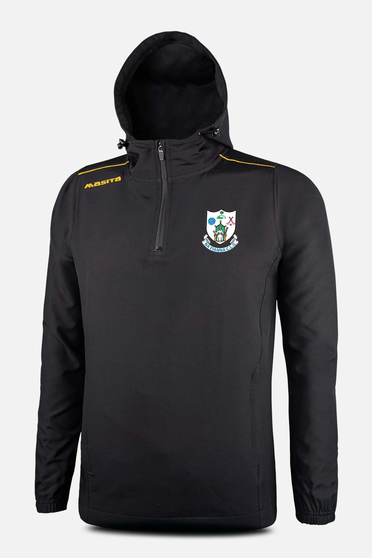 Na Fianna Black/Amber Vermont Pullover Hoodie Adults