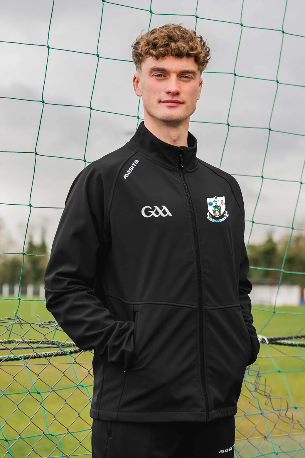 Na Fianna Black Softshell Jacket Kids & Adults