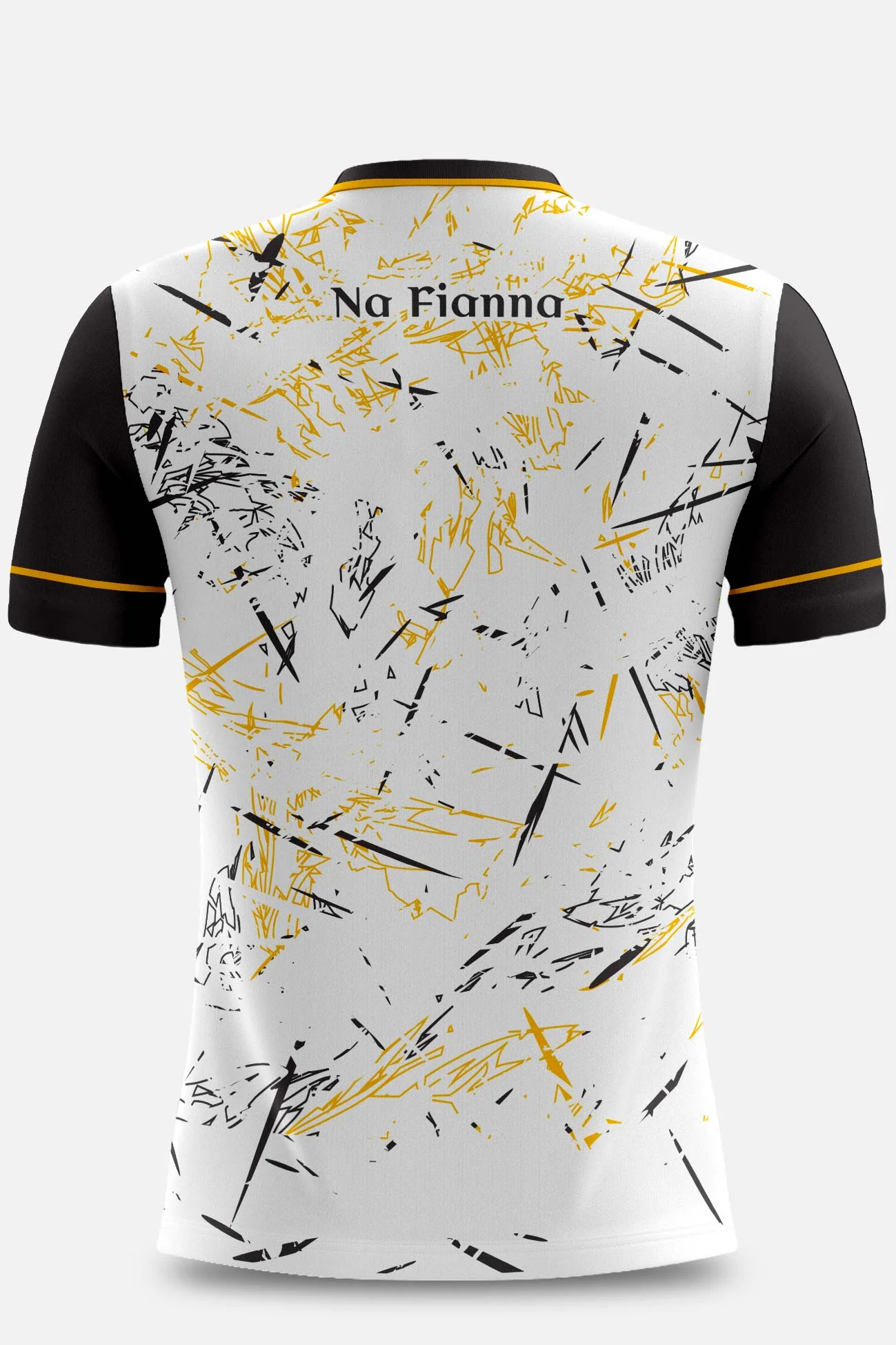 Na Fianna GAA White Training Jersey Player Fit Adult - Image 2
