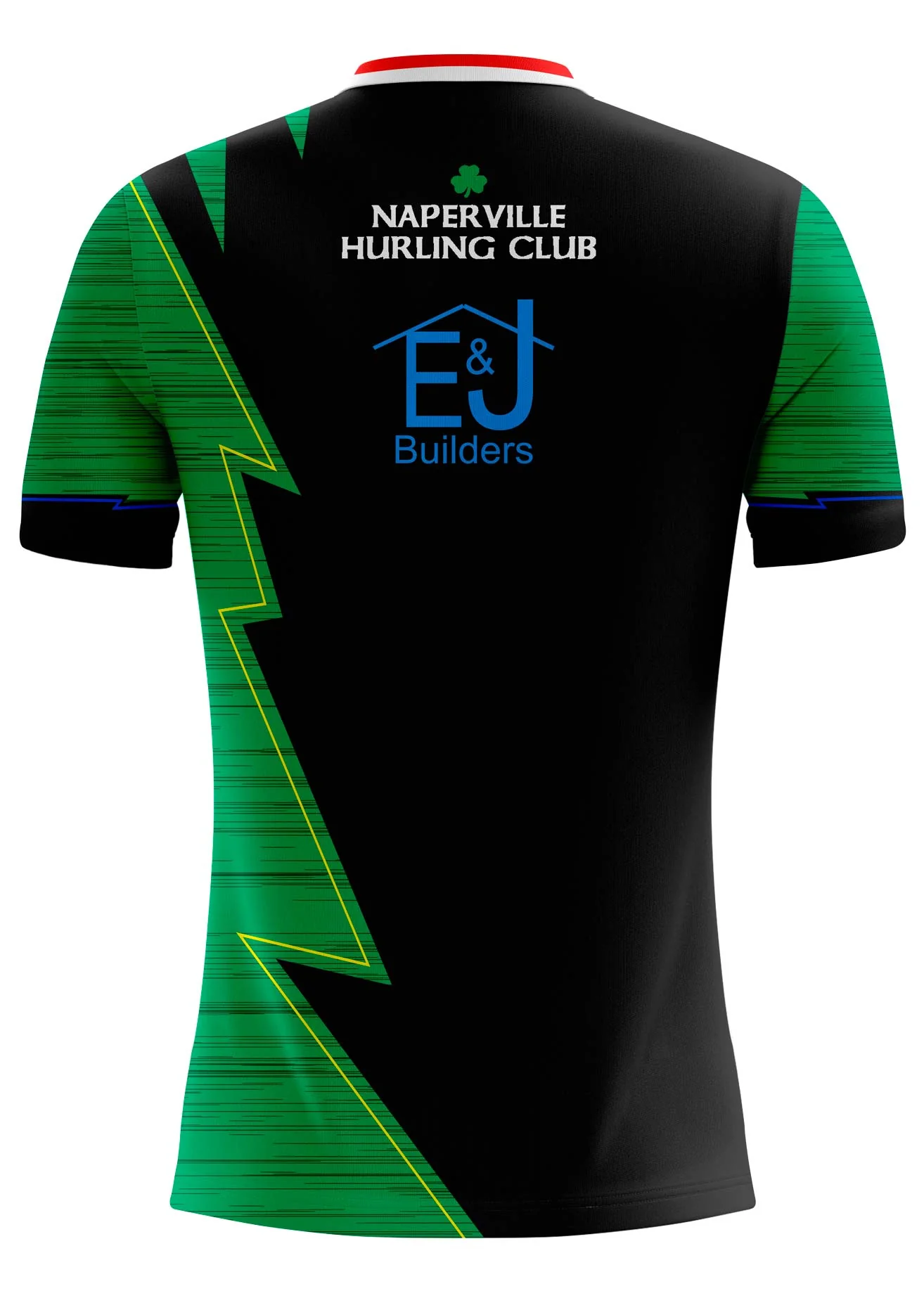 Naperville Hurling Club Clark Black/Green Jersey Kids - Image 2