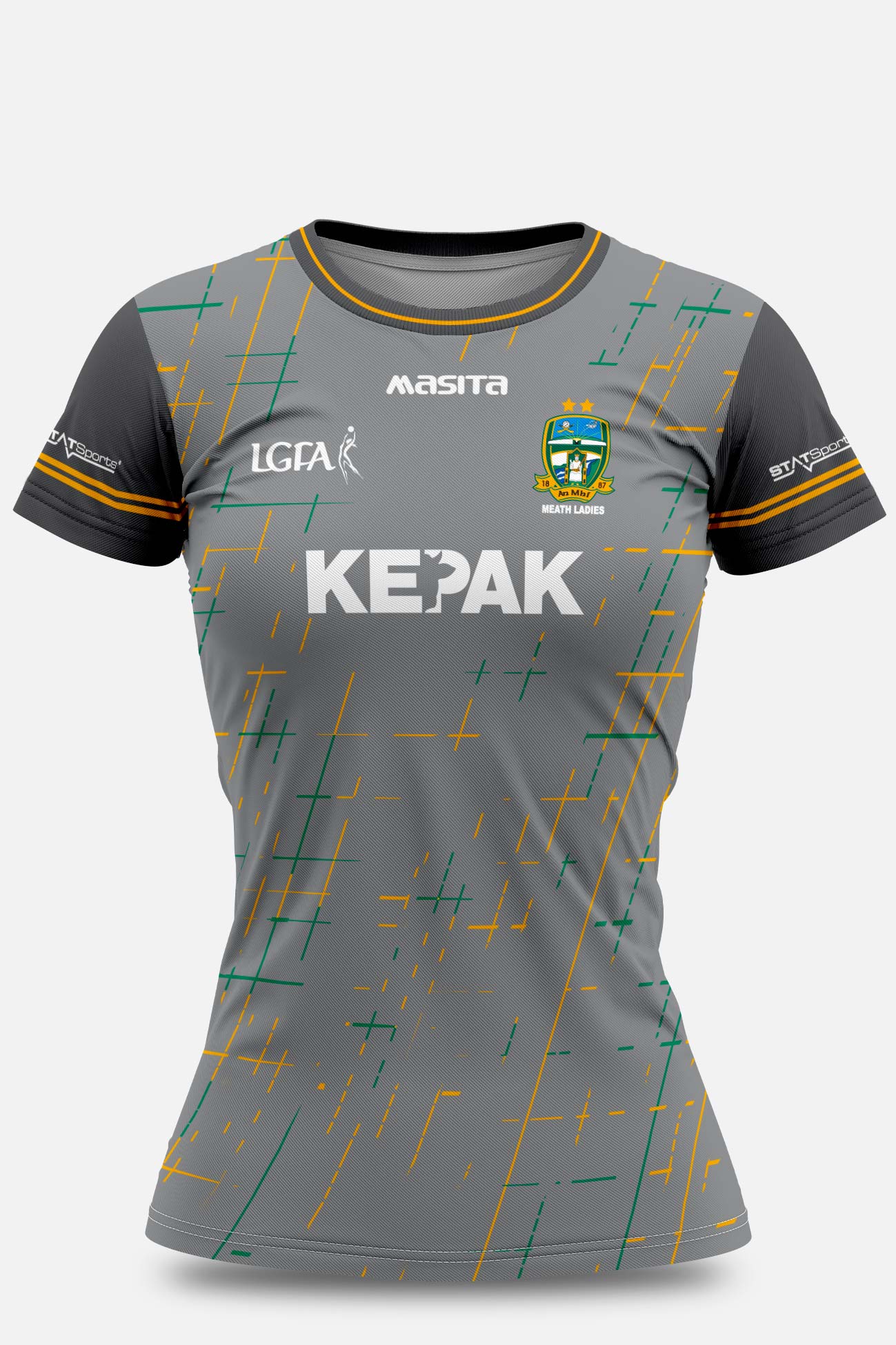 New Meath Ladies Grey Goalkeeper Jersey Regular Fit Kids