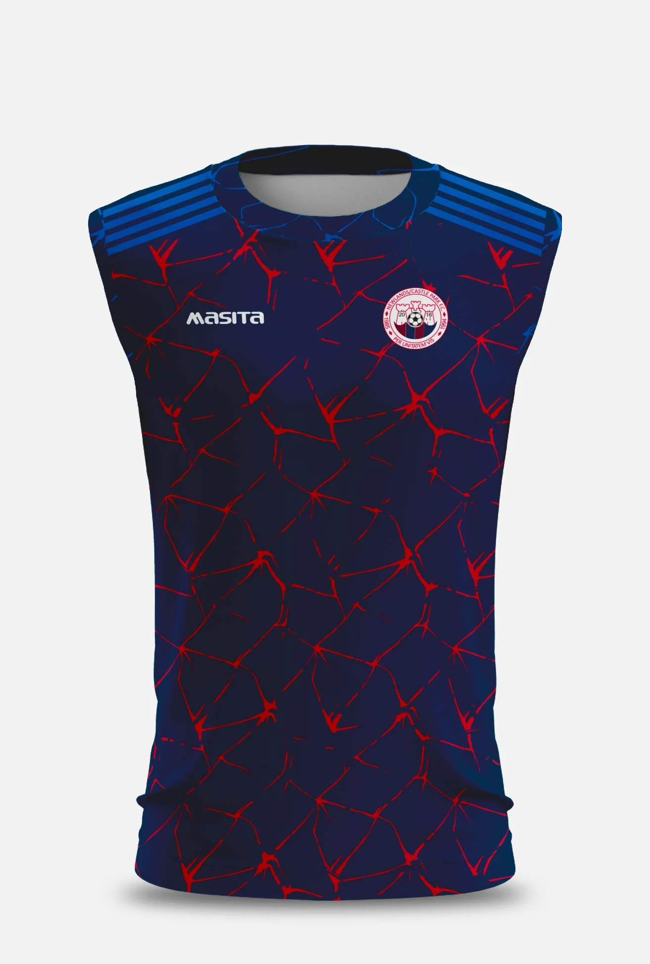 Newlands Castle Park FC Sleeveless Jersey Regular Fit Kids & Adults