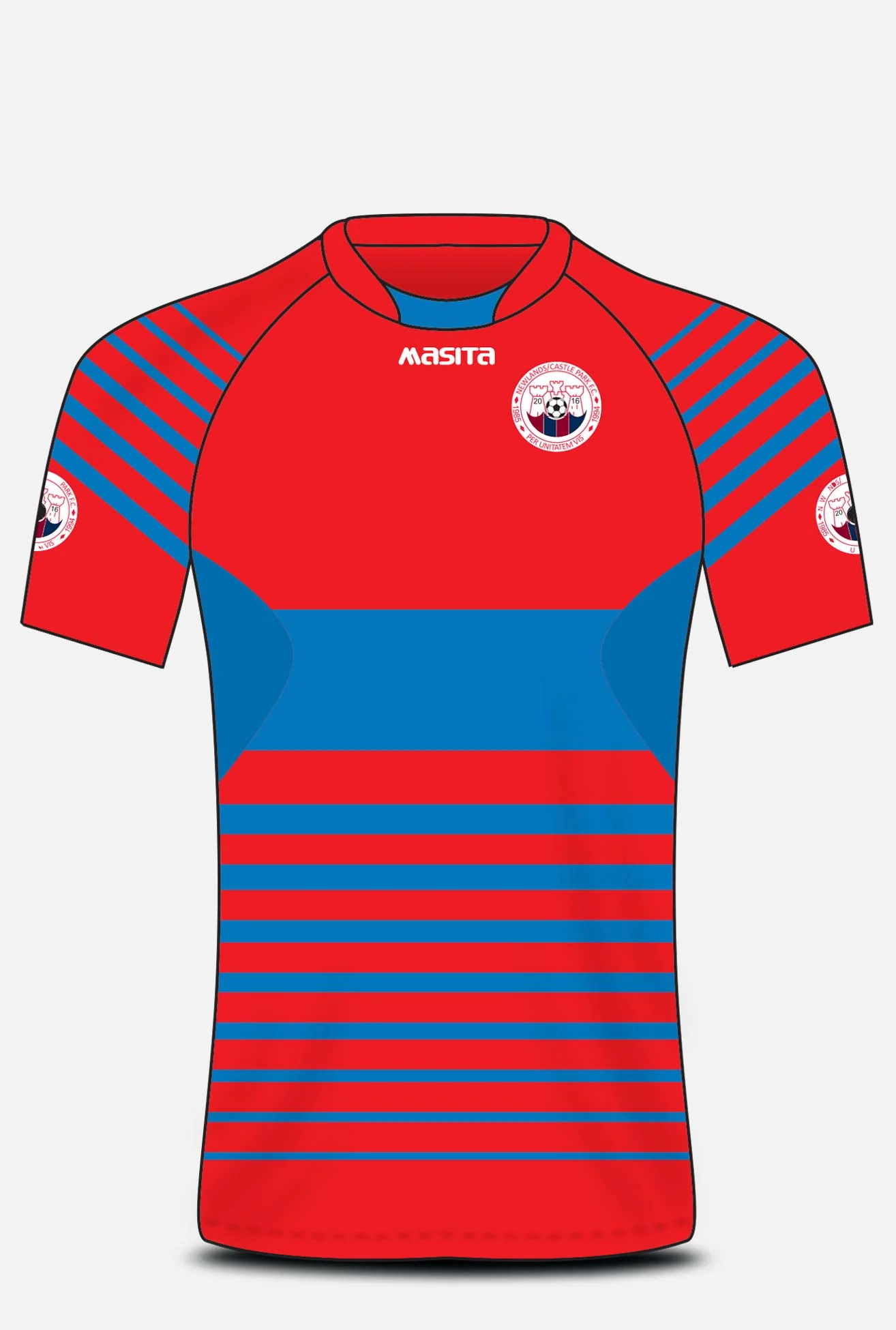 Newlands Castle Park FC Home Jersey Player Fit Adult