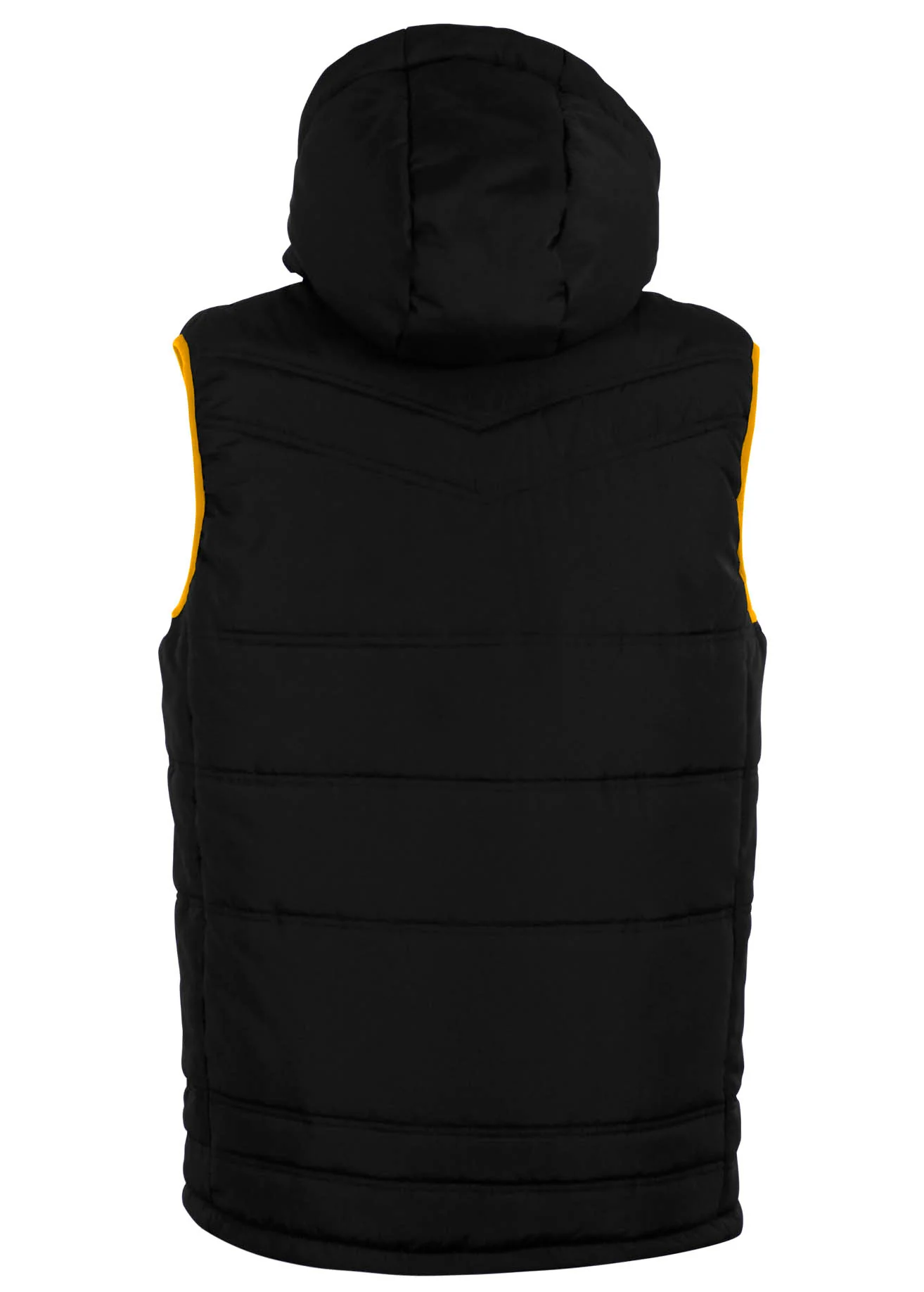 Nova Sleeveless Gilet Black/Amber Adult - Image 2