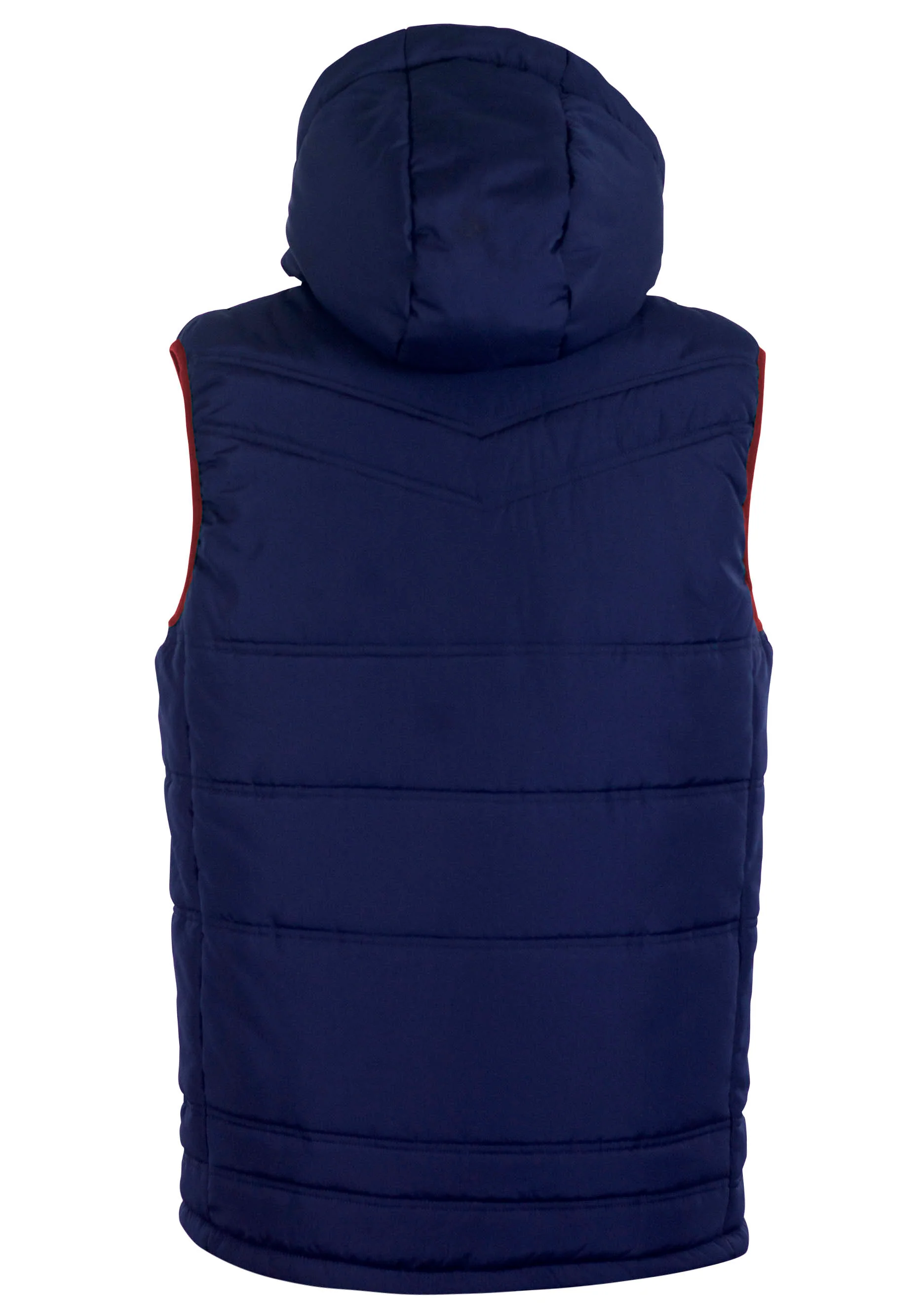 Nova Sleeveless Gilet Navy/Maroon Adult - Image 2