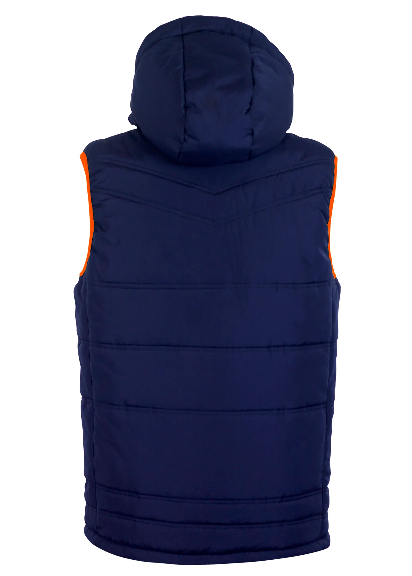 Nova Sleeveless Gilet Navy/Orange Adult - Image 2