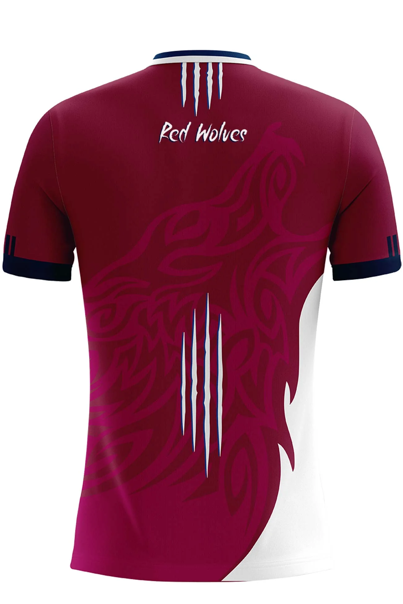 Red Wolves HC Camogie Jersey Regular Fit Adult - Image 2