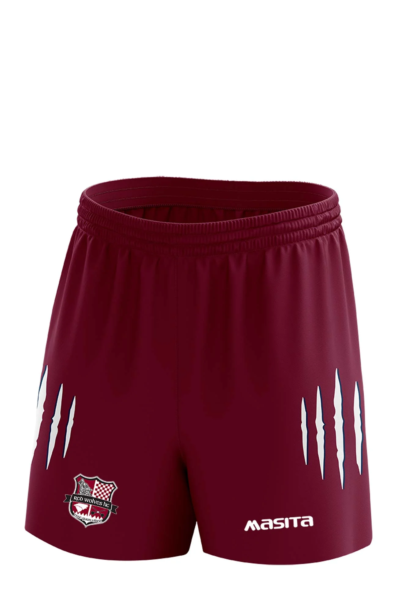 Red Wolves HC Maroon Match Shorts Kids