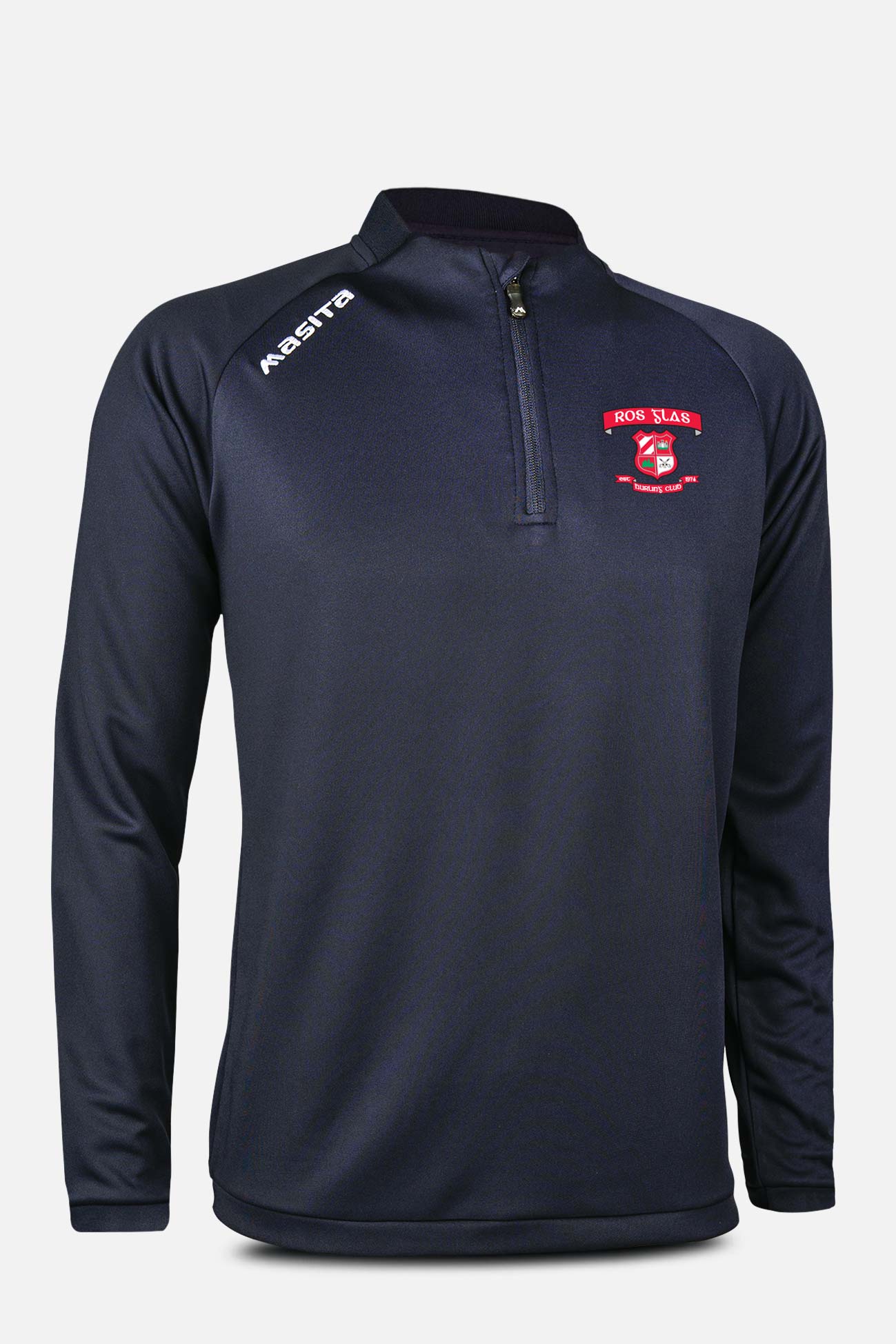 Ros Glas Navy Oregon Style Half Zip Adult
