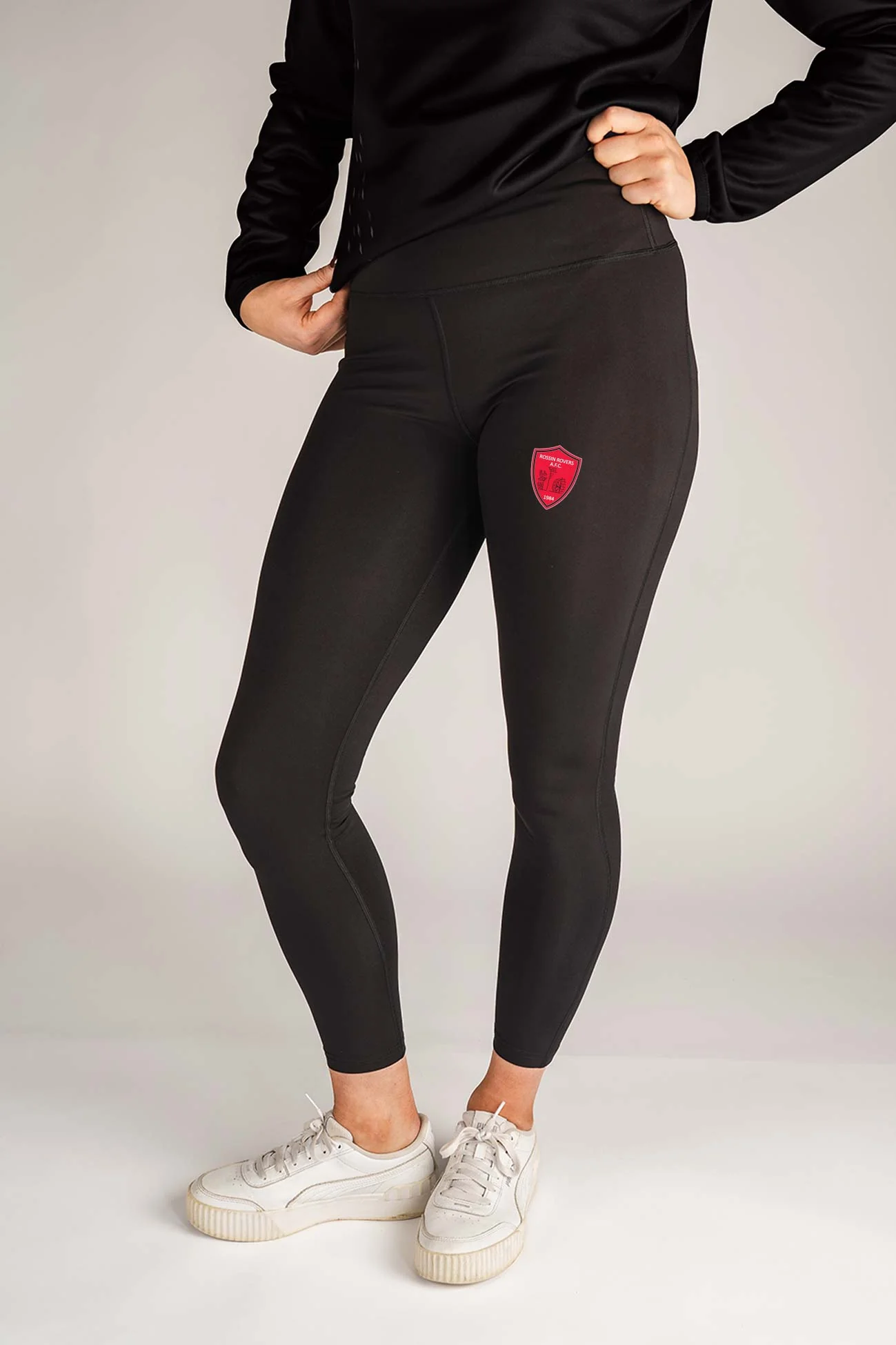 Rossin Rovers AFC Black Leggings Kids & Adults
