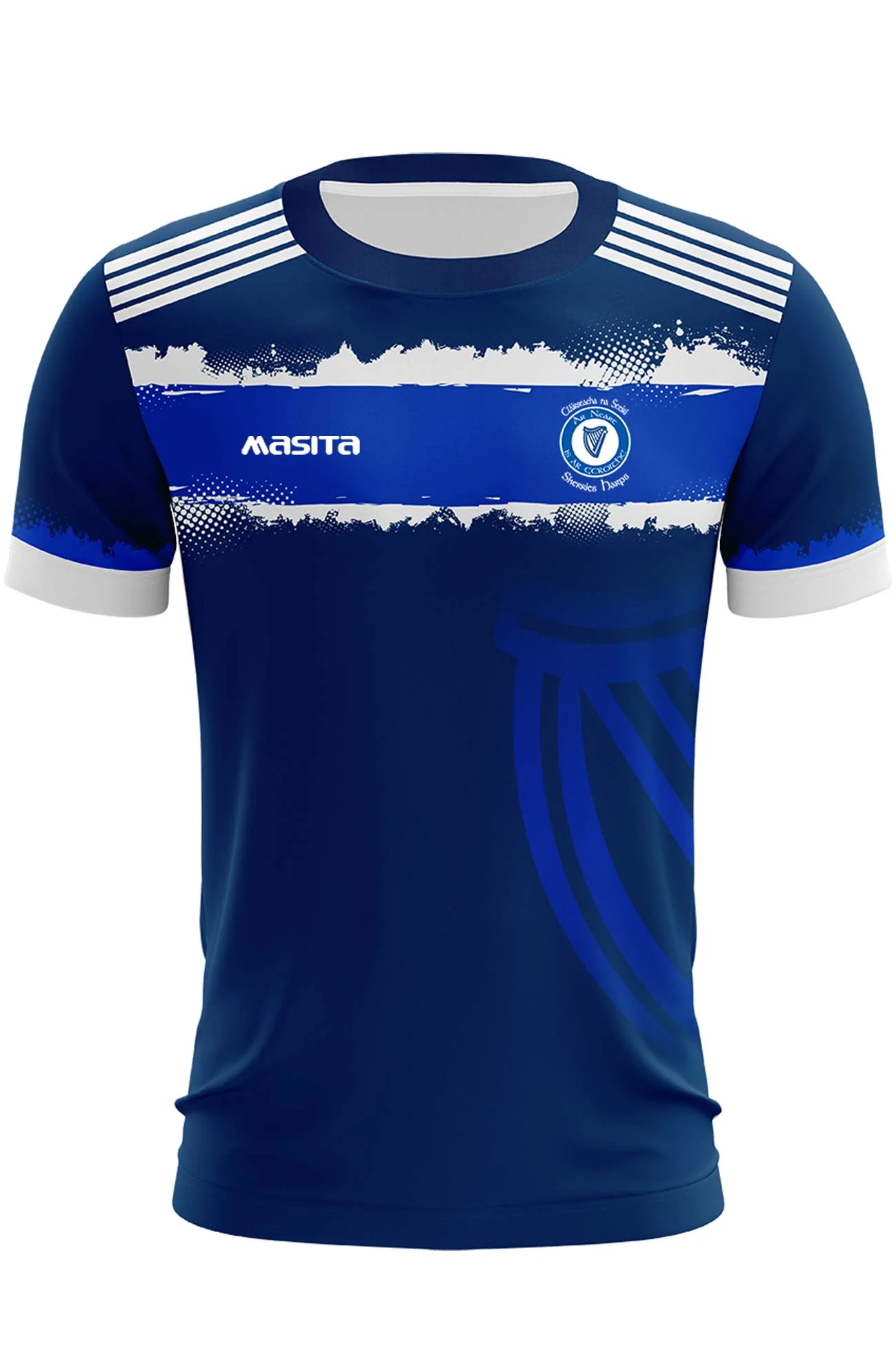 Skerries Harps Navy Tulsa Style Training Jersey Player Fit Adult