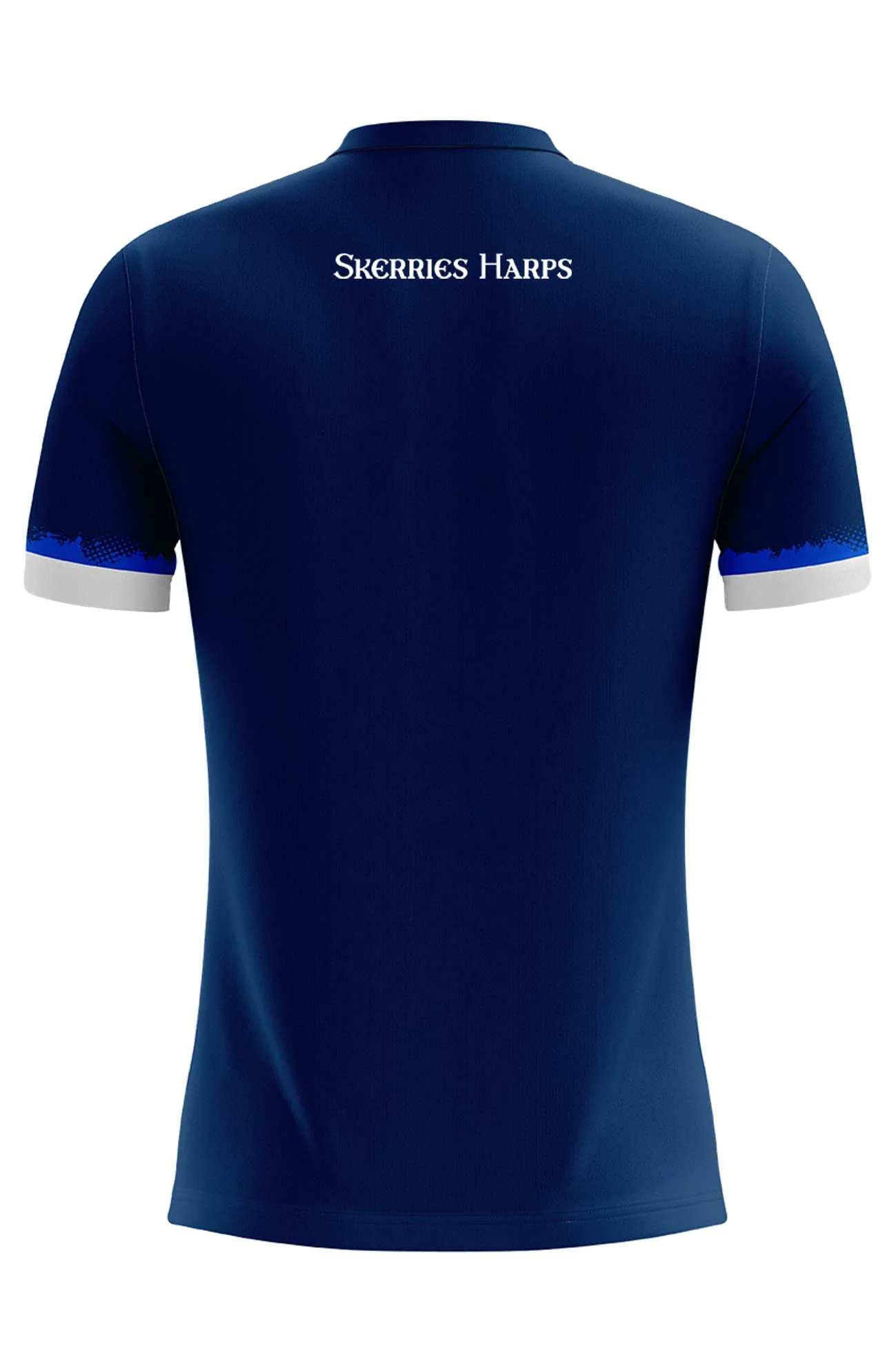 Skerries Harps Navy Tulsa Style Training Jersey Player Fit Adult - Image 2