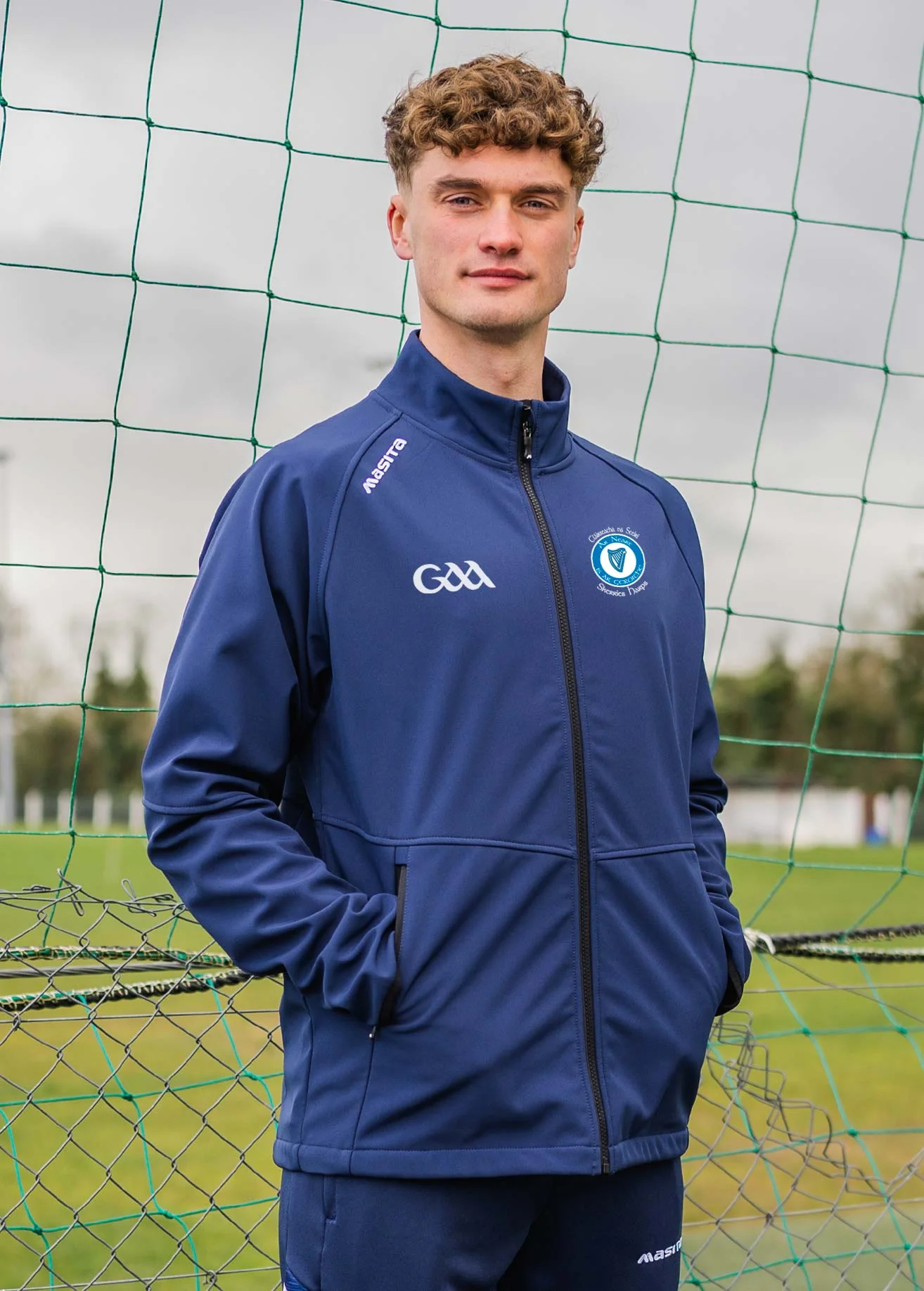 Skerries Harps Navy Softshell Jacket Adult