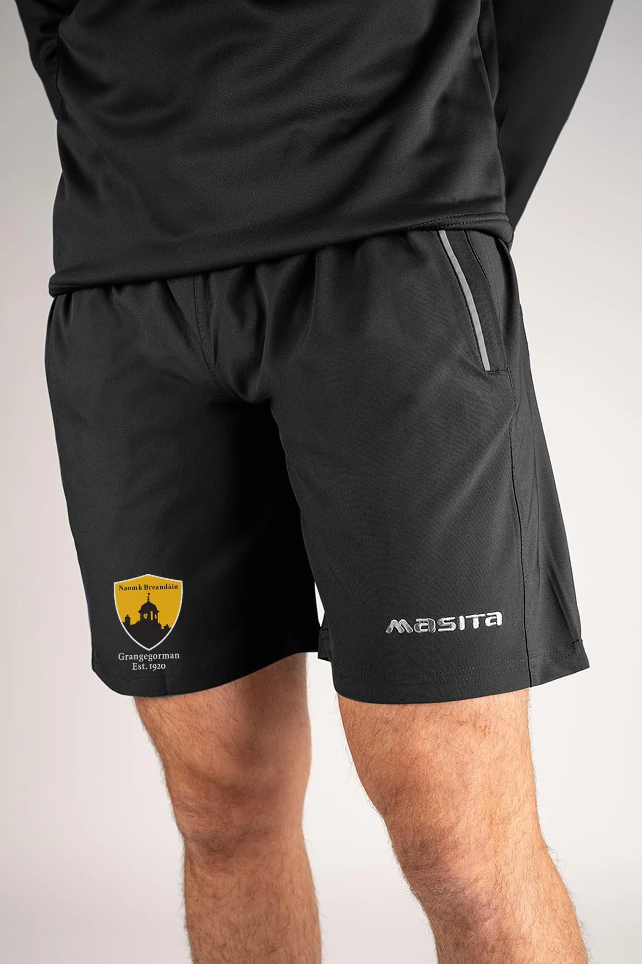 St Brendans GAA Grangegorman Black Leisure Short Adult