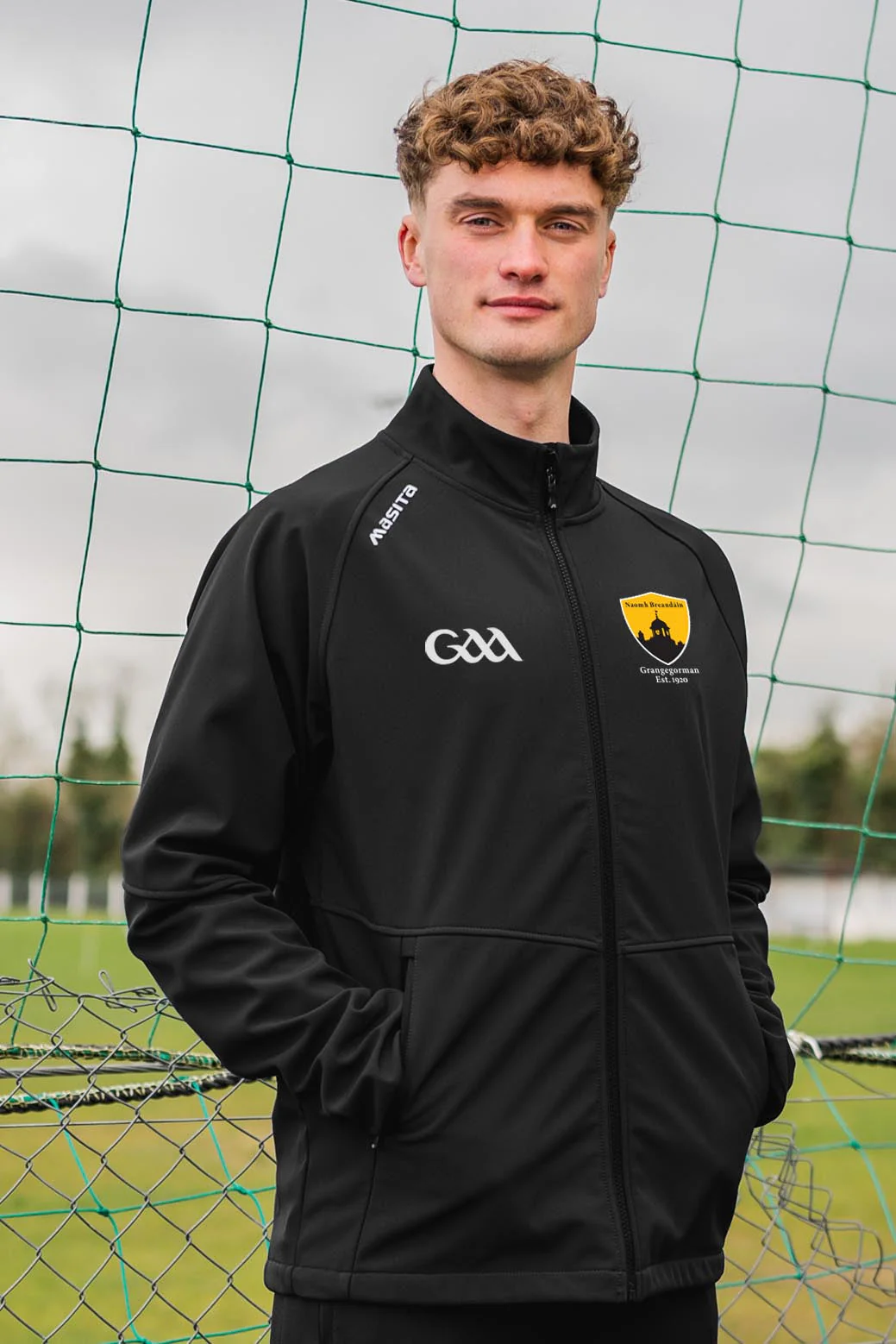 St Brendans GAA Grangegorman Black Softshell Jacket Kids & Adults
