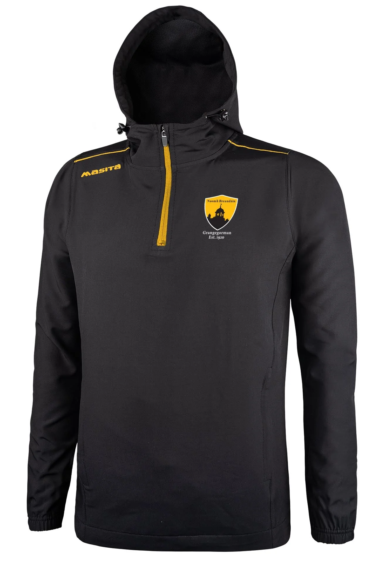 St Brendans GAA GRangegorman  Navy/Amber Vermont Pullover Hoodie Adults